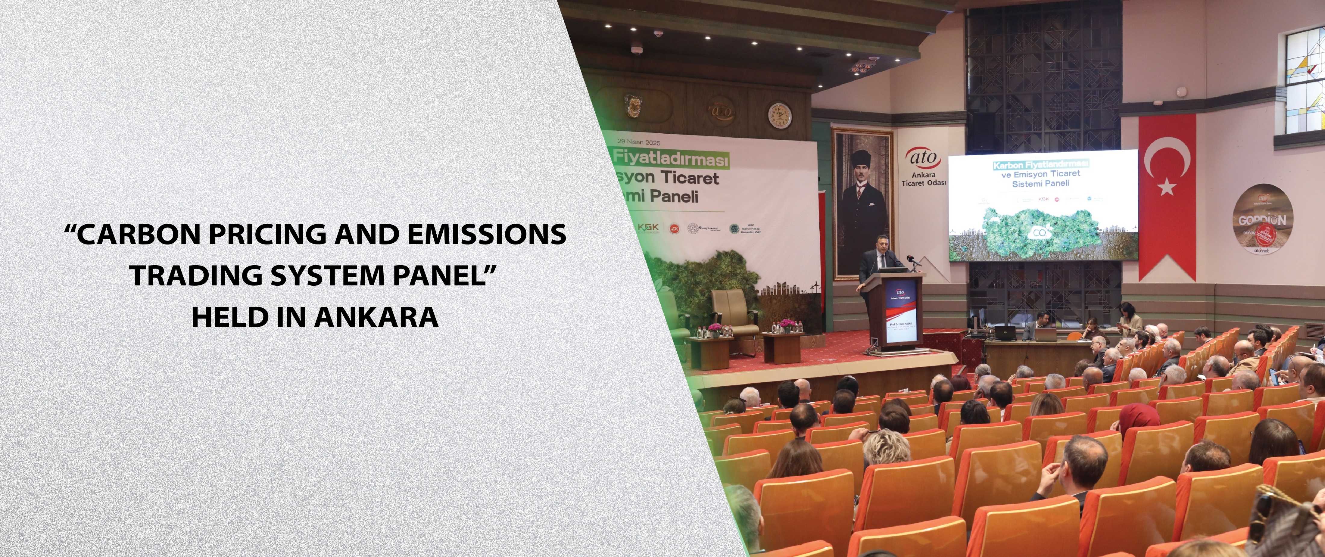 “Carbon Pricing and Emissions Trading System Panel” Held in Ankara