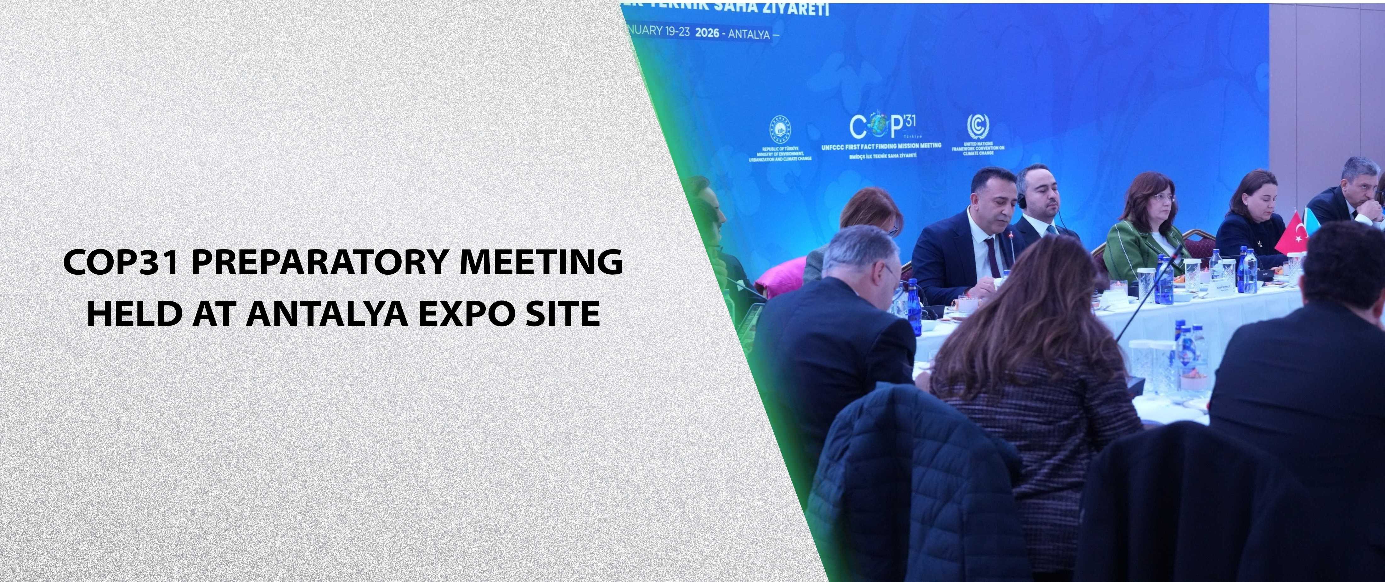 COP31 Preparatory Meeting Held at Antalya EXPO Site