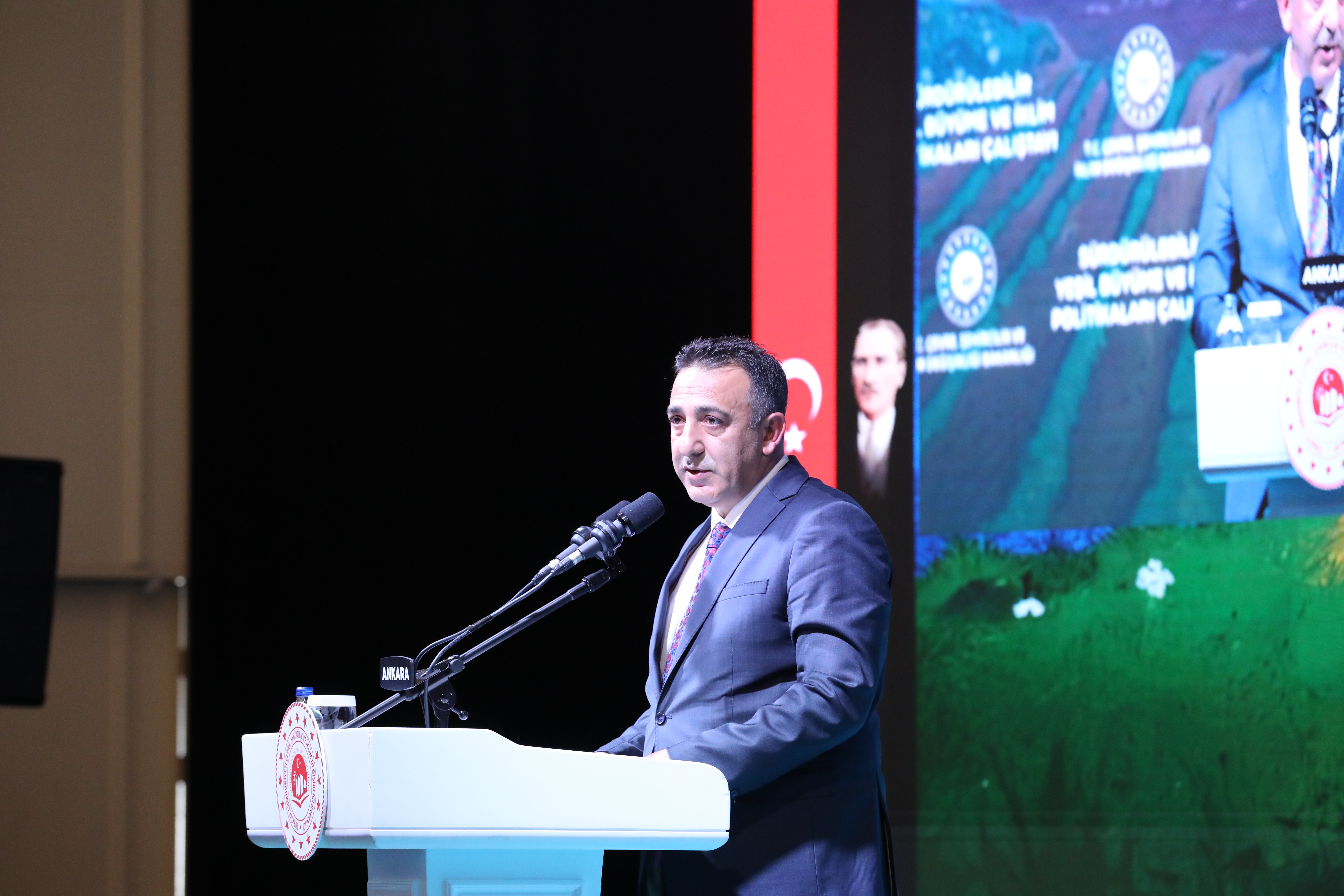 Director Hasar Delivers the Opening Address at the Sustainable Green Growth and Climate Policies Workshop