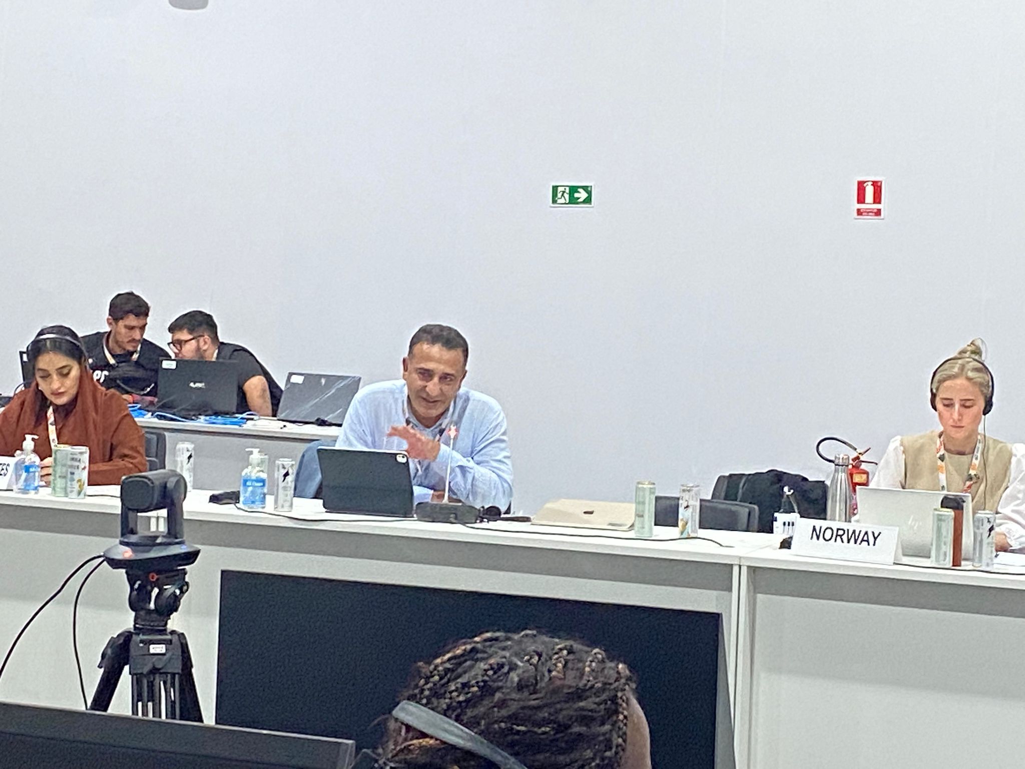 Director of Climate Change Hasar Speaks at the “Group of Friends for Children and Climate Action”