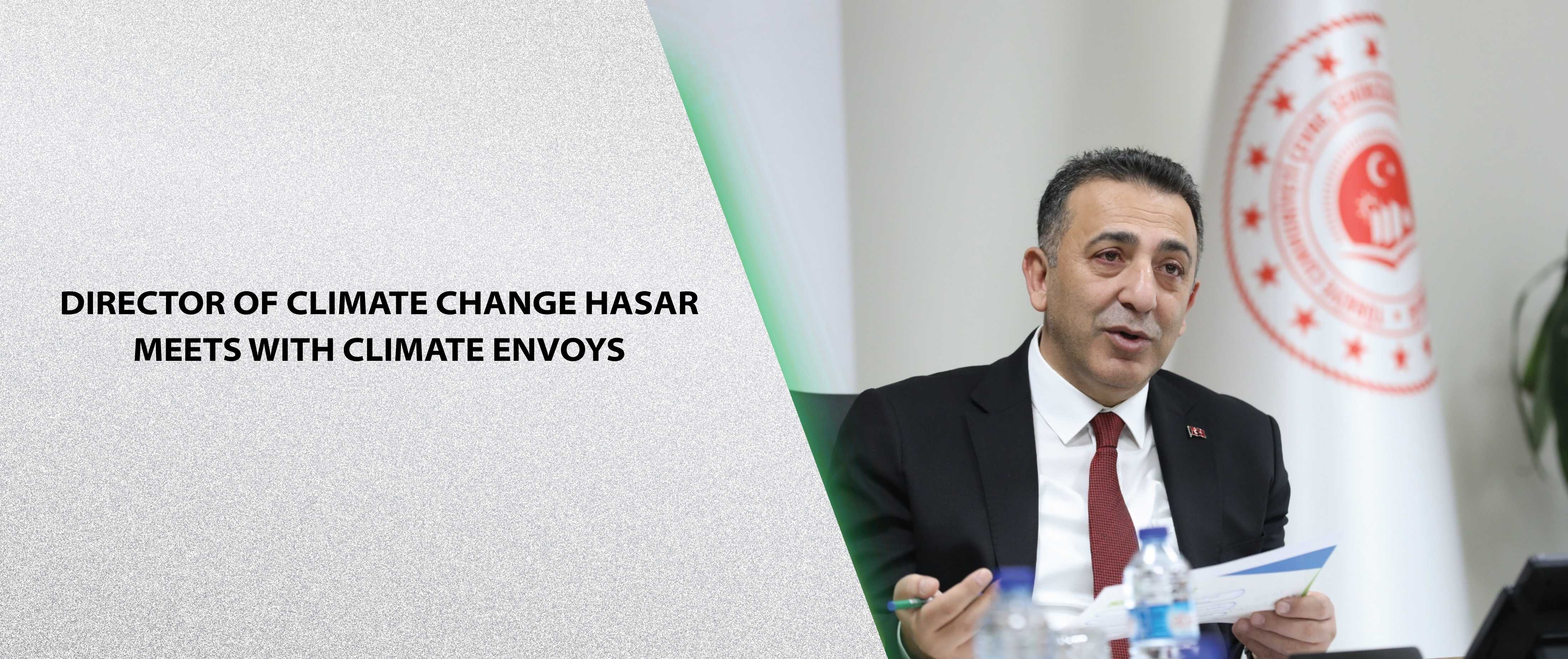 Director of Climate Change Hasar Meets with Climate Envoys