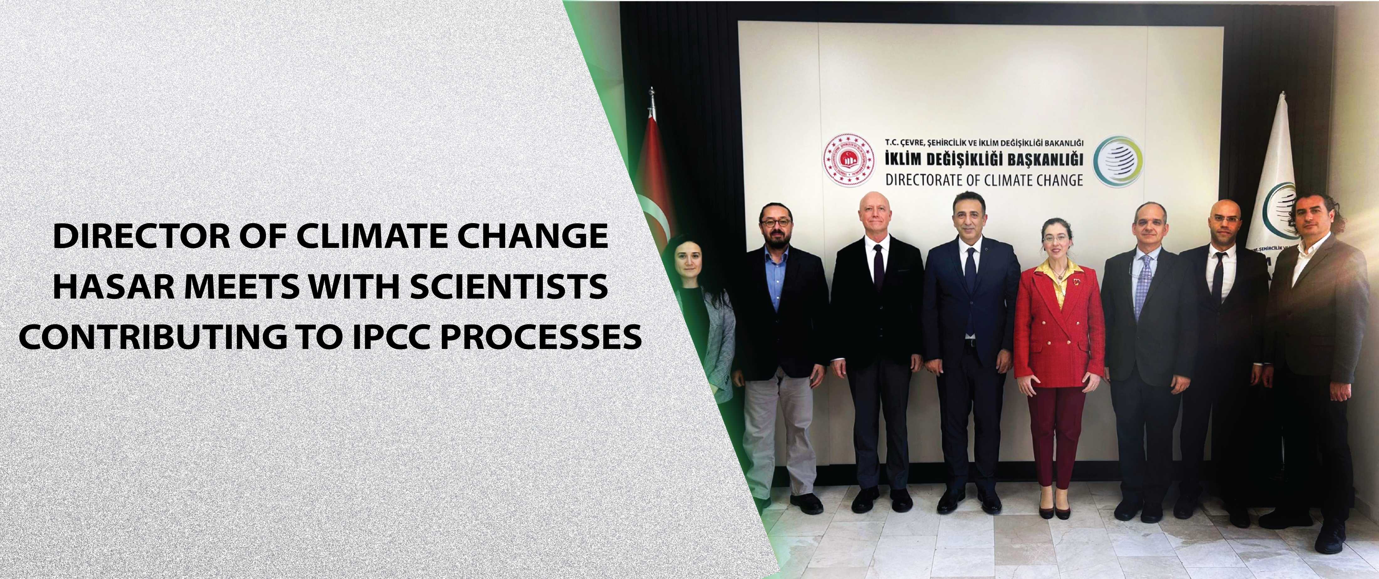 Director of Climate Change Hasar Meets with Scientists Contributing to IPCC Processes