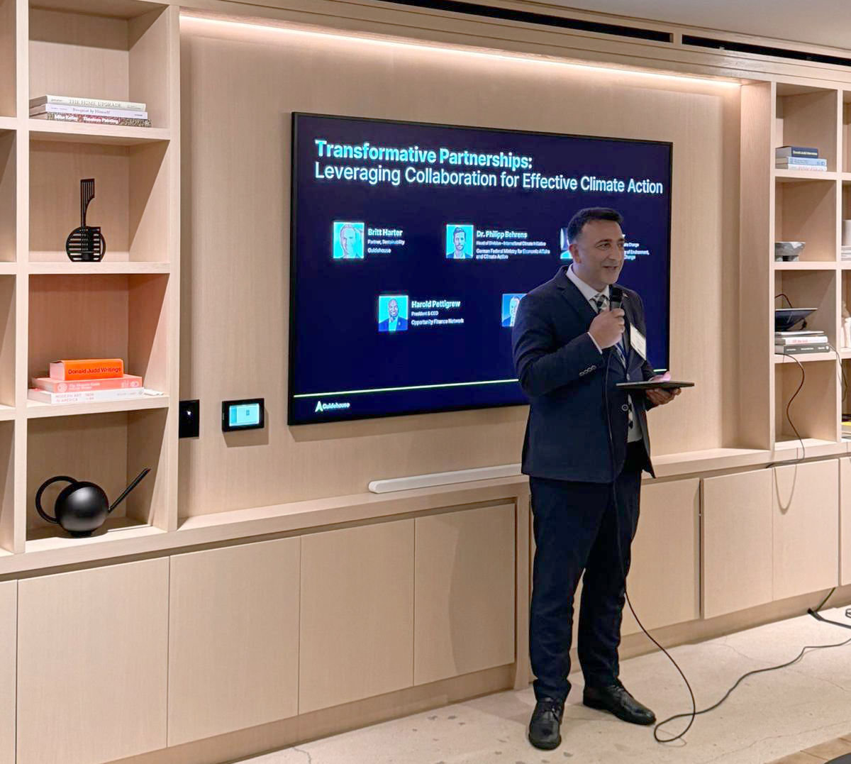 Director of Climate Change Prof. Halil Hasar Attends Coalition for High Ambition Multi-Level Partnerships Meeting and Extreme Heat Resilience Roundtable at the UN General Assembly