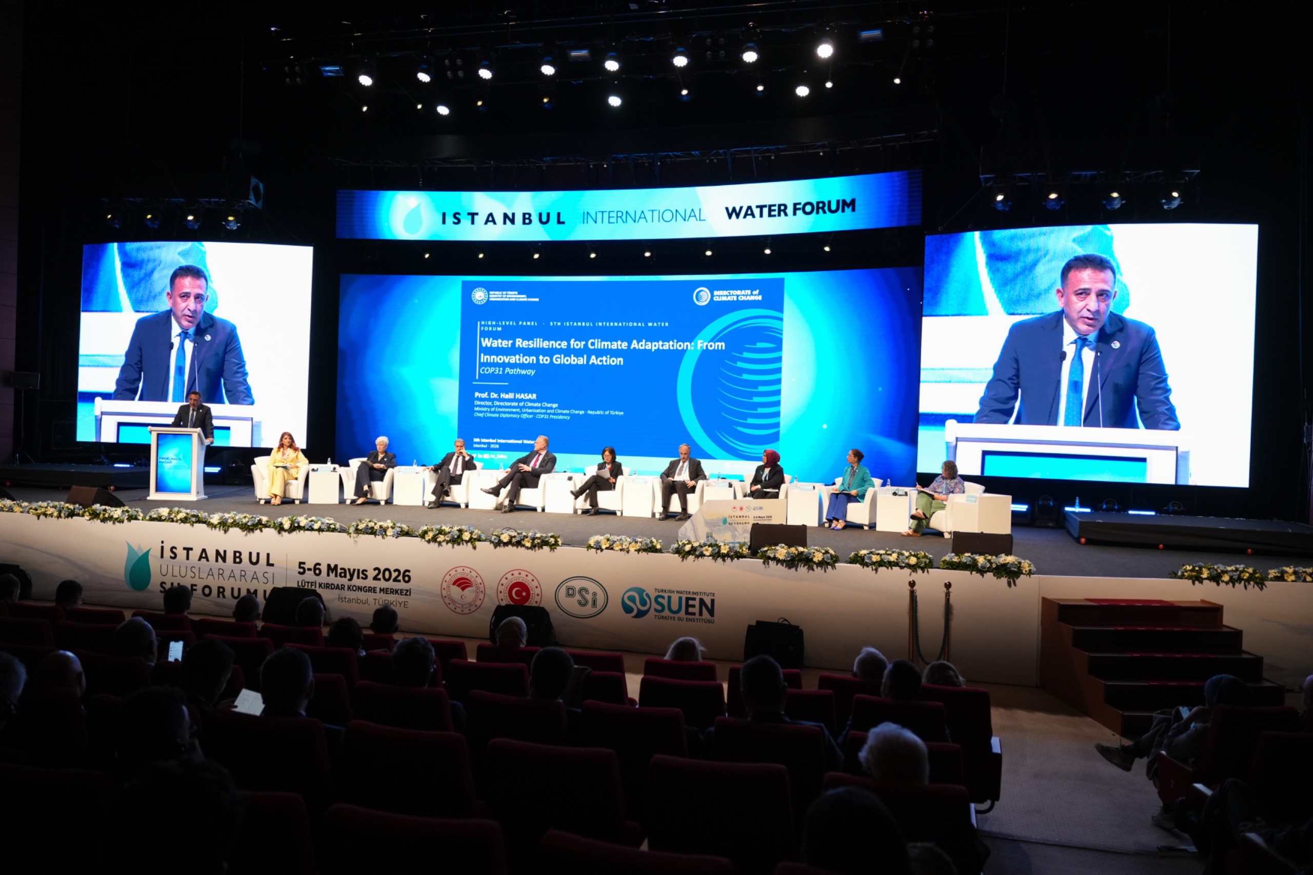 Director of Climate Change Hasar Addresses the ‘5th Istanbul International Water Forum’