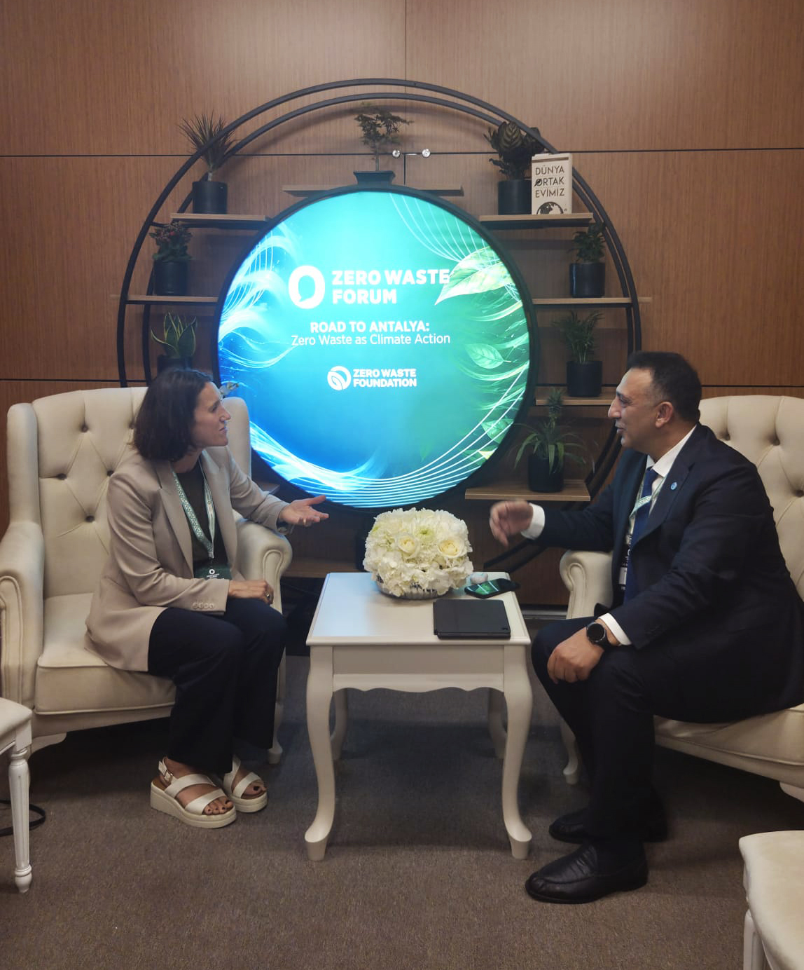 Director of Climate Change Hasar Holds High-Level Talks in Istanbul