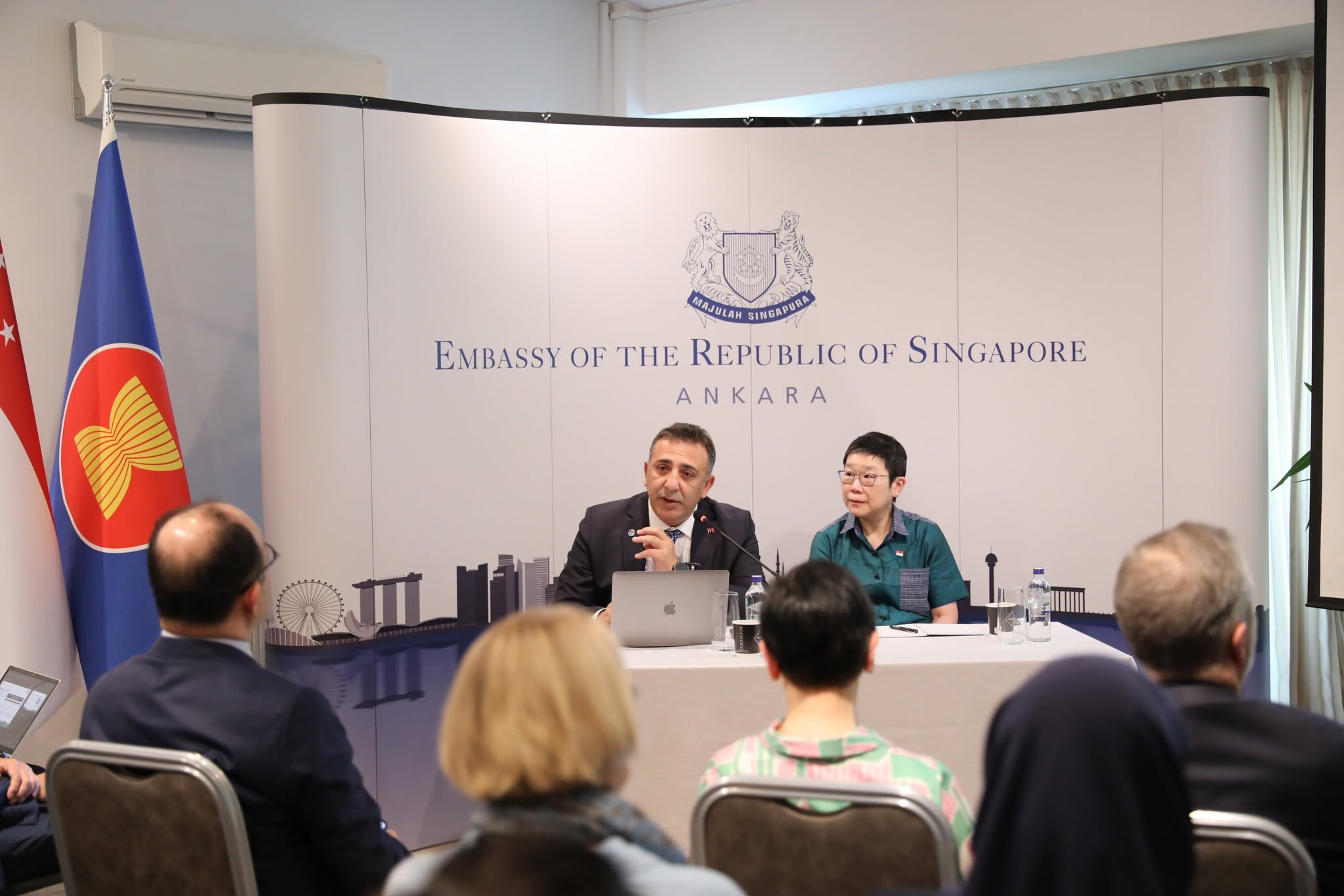 Director of Climate Change Hasar Addresses Singapore Embassy Conference Series
