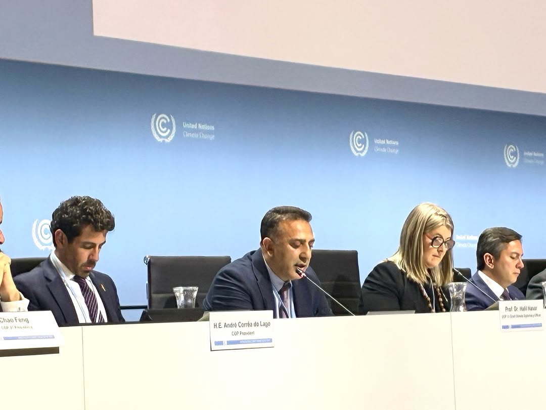 Director of Climate Change Hasar Addresses ‘Belém Mission to 1.5: Consultation event with Parties and non-Party stakeholders’
