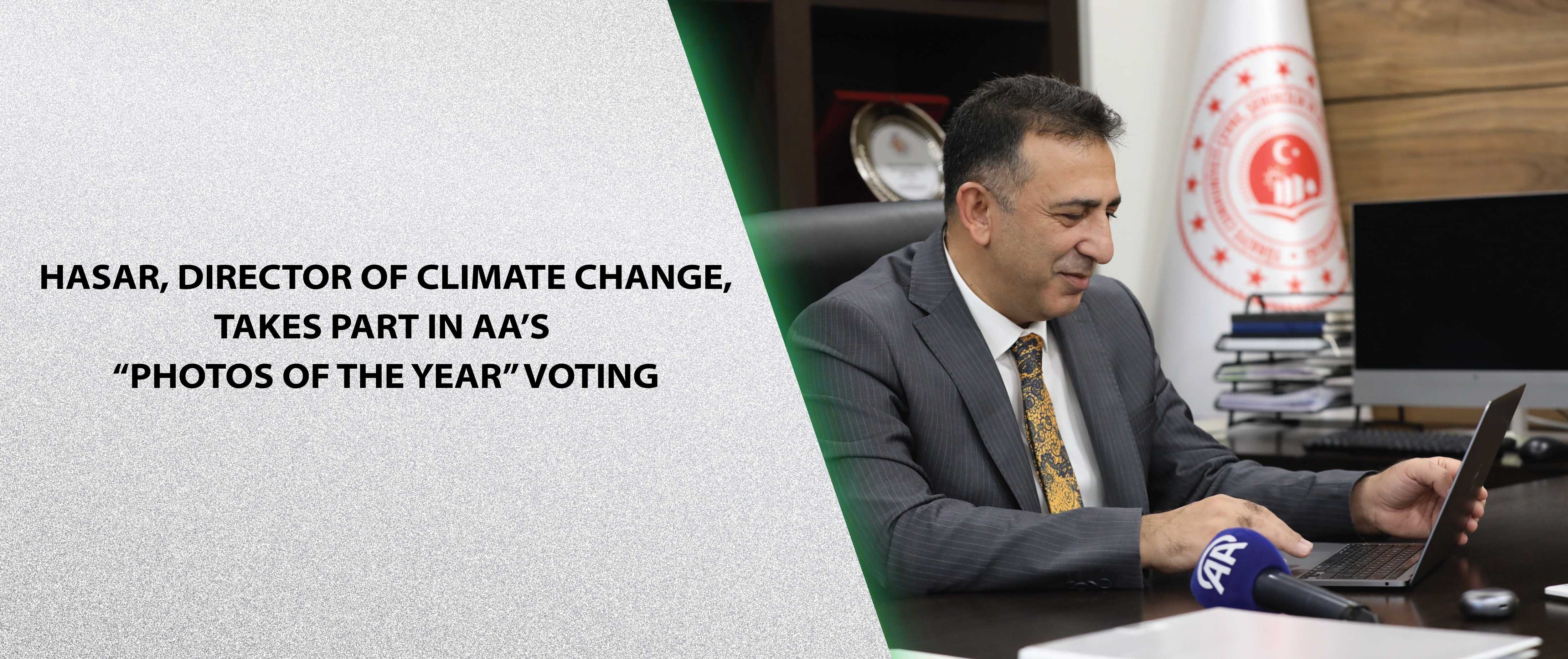 Hasar, Director of Climate Change, Takes Part in AA’s “Photos of the Year” Voting
