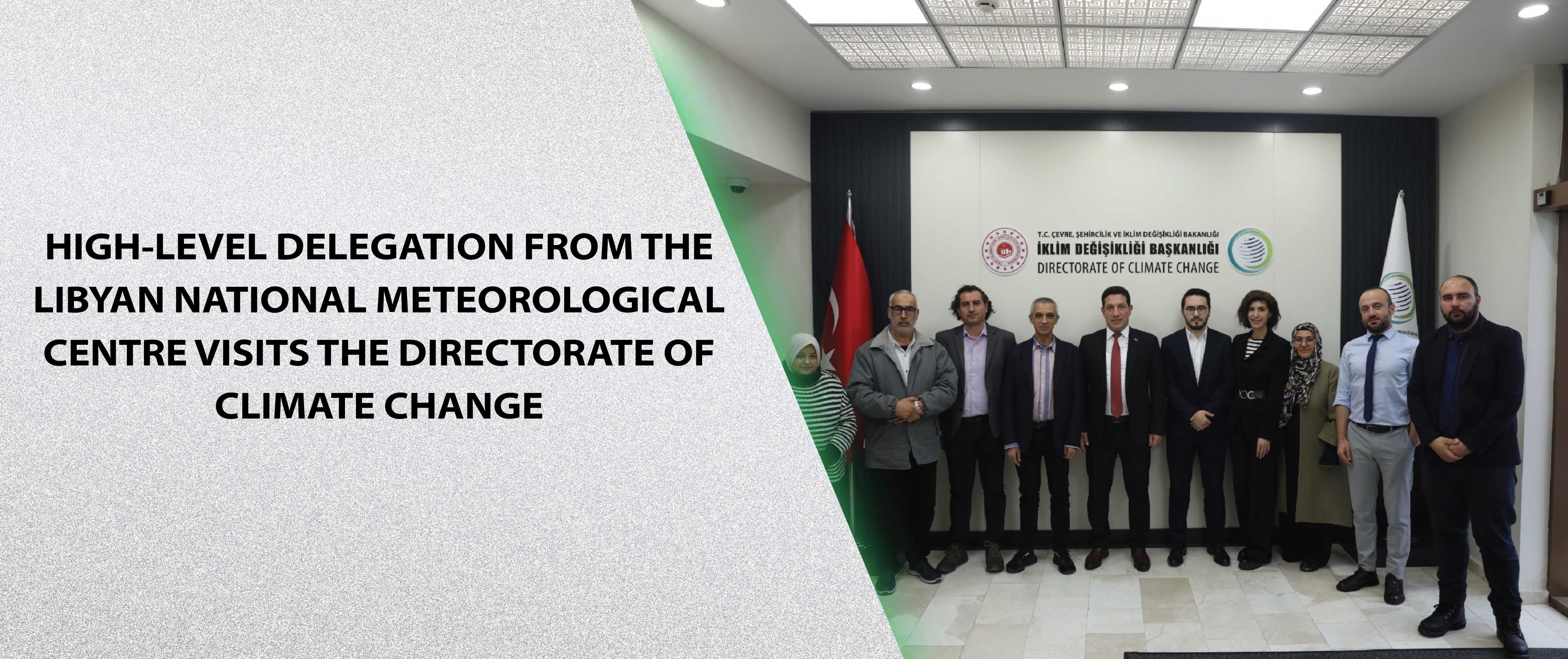 High-Level Delegation from the Libyan National Meteorological Centre Visits the Directorate of Climate Change