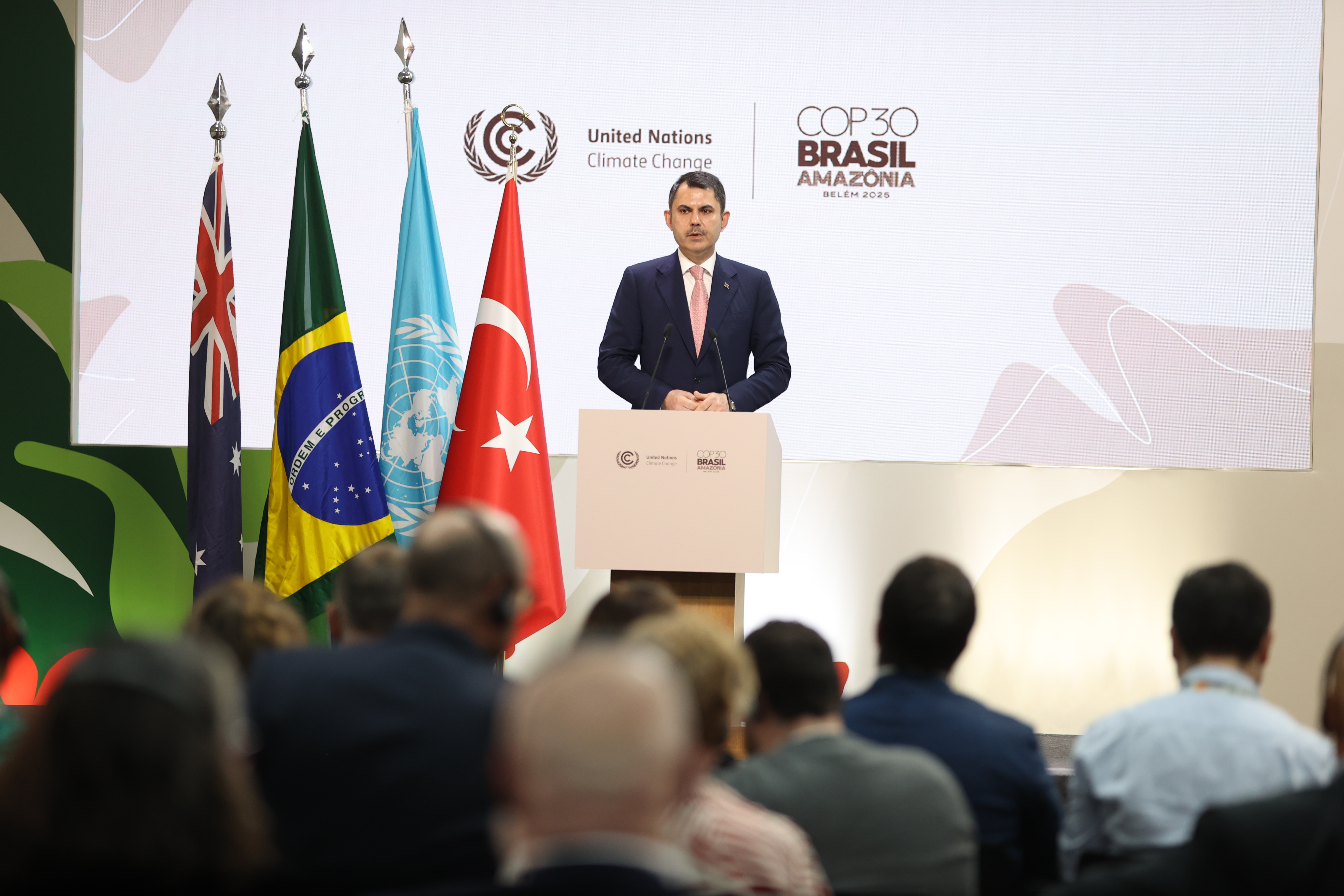 MINISTER KURUM: TÜRKİYE WILL HOST AND PRESIDE OVER THE 31ST SESSION OF THE CONFERENCE OF THE PARTIES