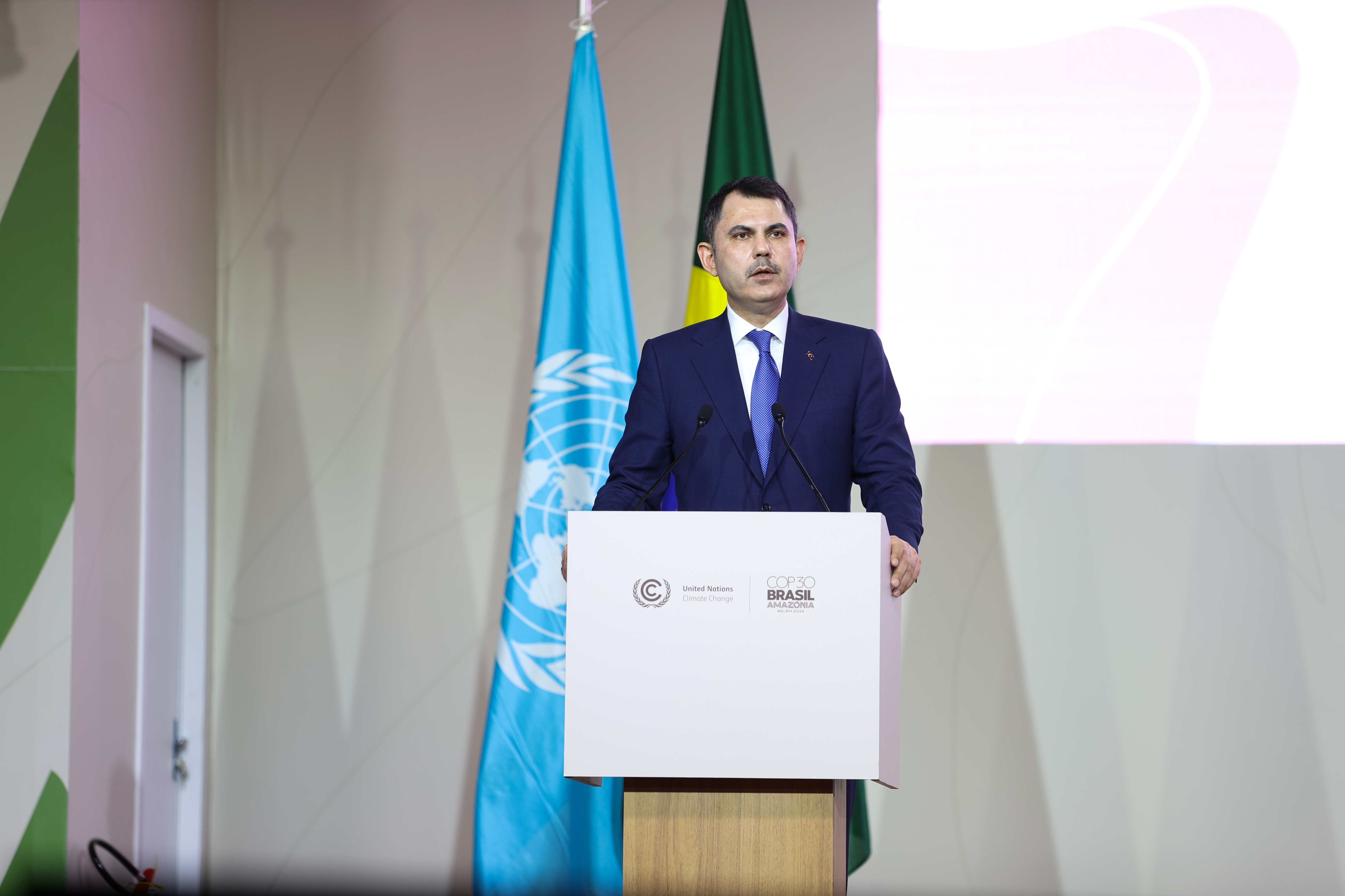Minister Kurum Announces Türkiye’s Nationally Determined Contribution at COP30