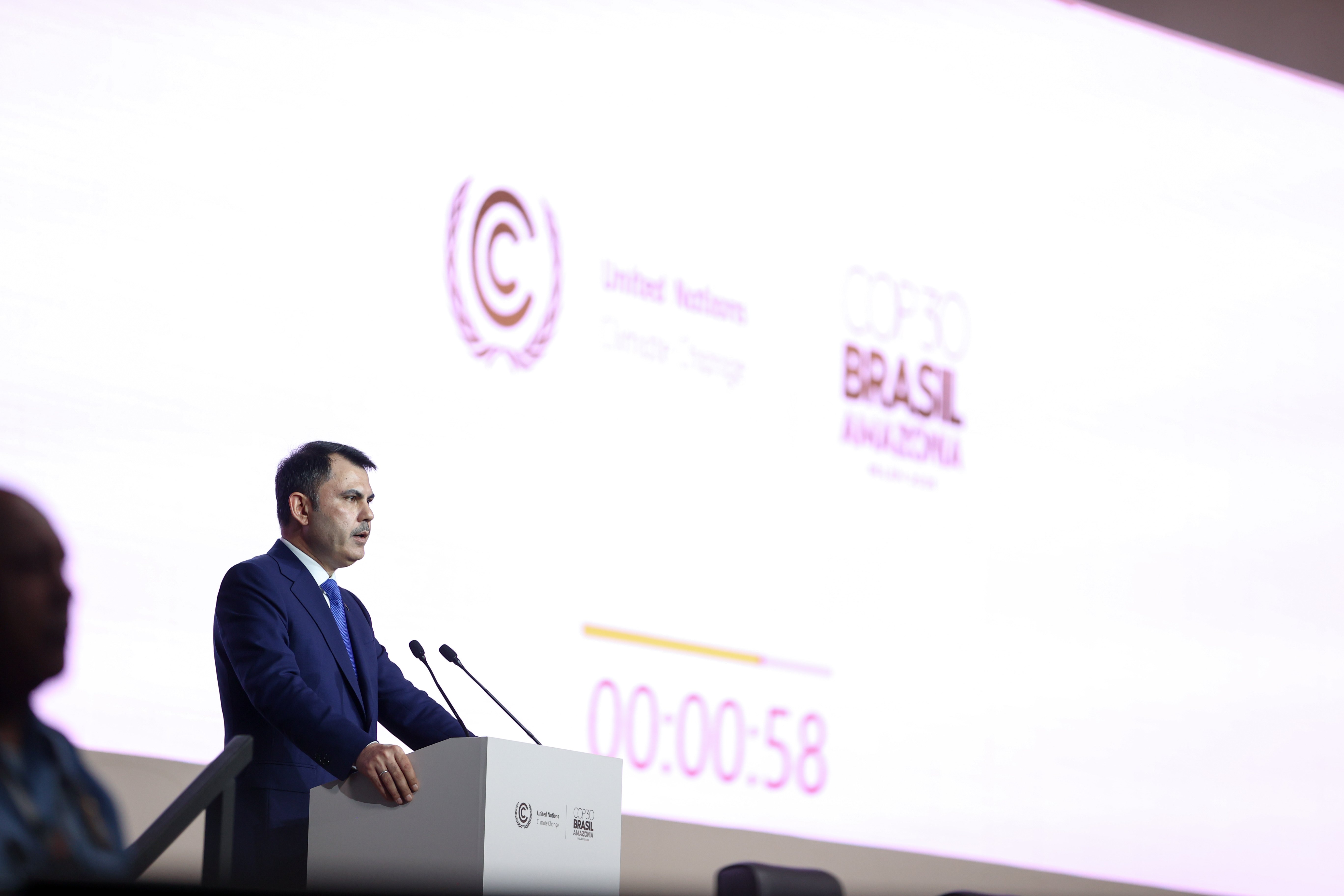 Minister Kurum Announces Türkiye’s Nationally Determined Contribution at COP30