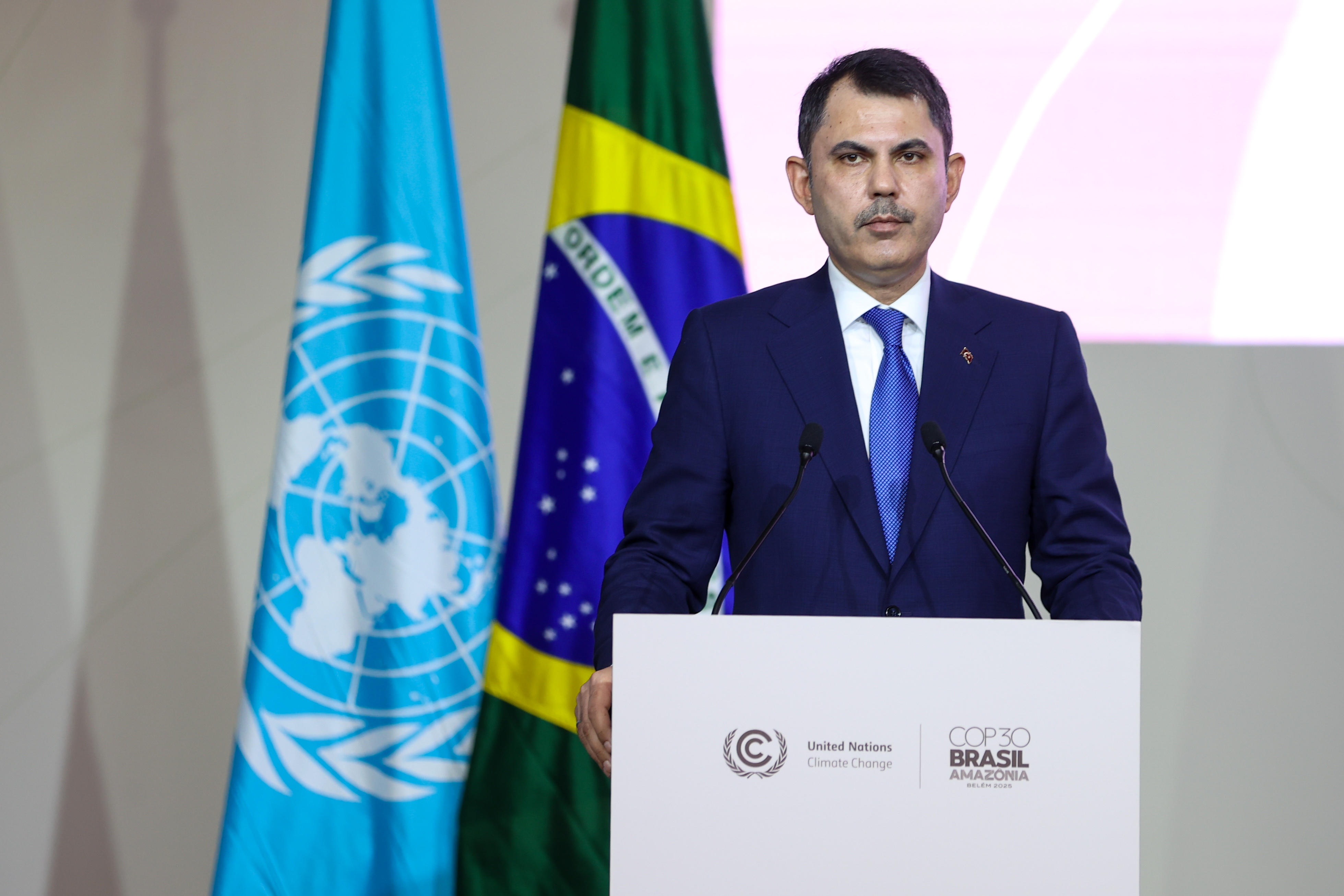 Minister Kurum Announces Türkiye’s Nationally Determined Contribution at COP30