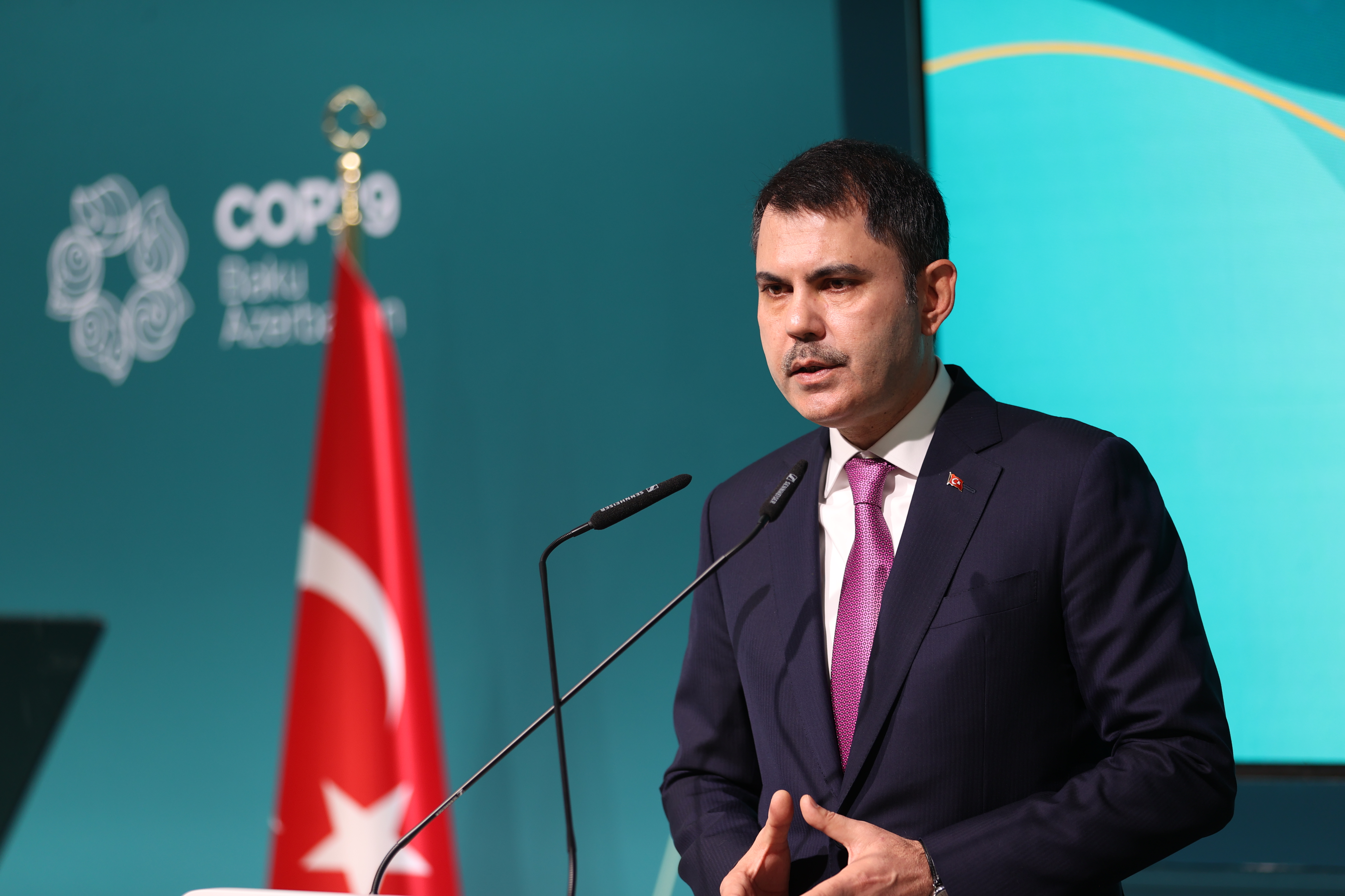 MINISTER KURUM SHARES TÜRKİYE’S CLIMATE VISION AT COP29