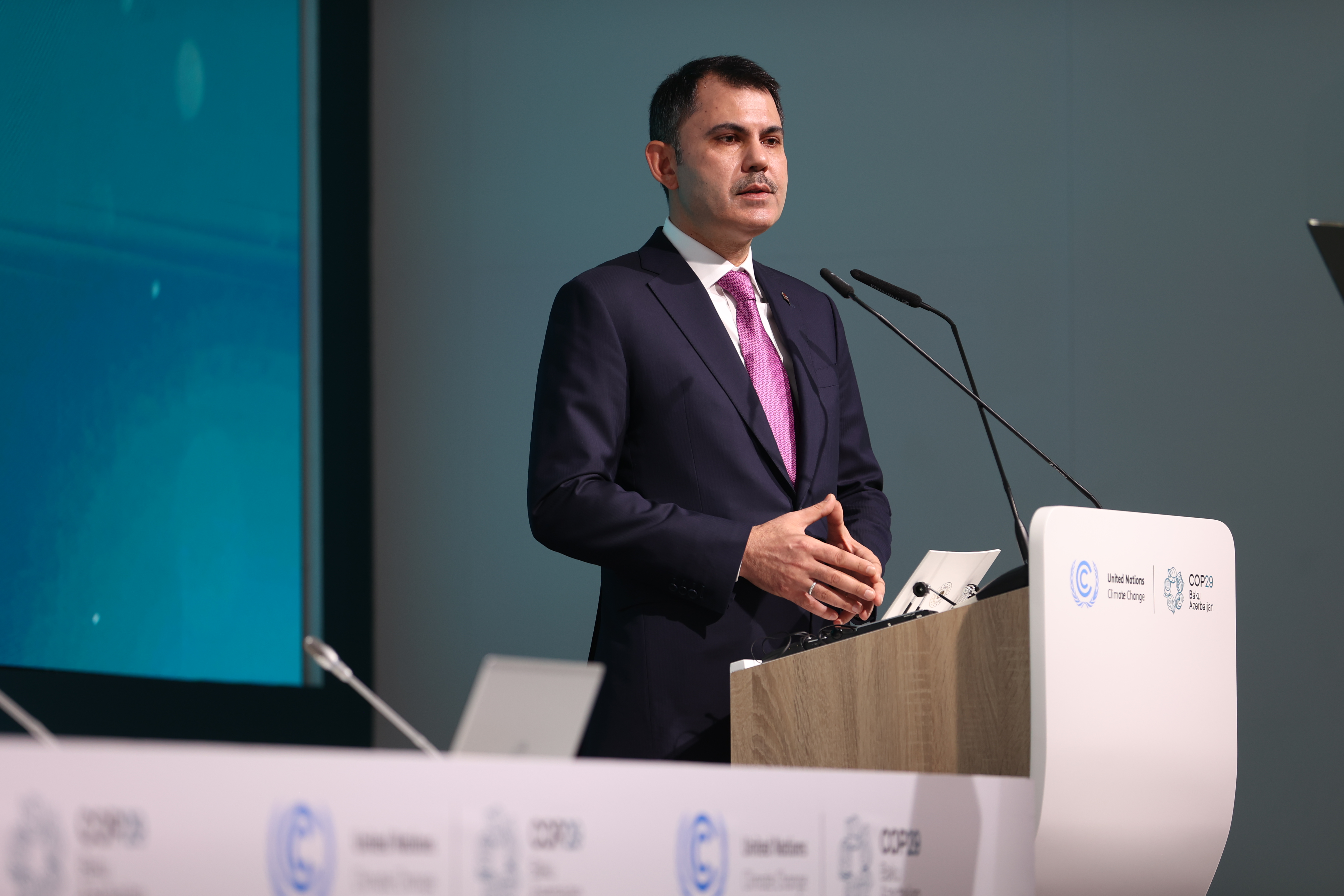 MINISTER KURUM SHARES TÜRKİYE’S CLIMATE VISION AT COP29