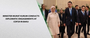 MINISTER MURAT KURUM CONDUCTS DIPLOMATIC ENGAGEMENTS AT COP29 IN BAKU
