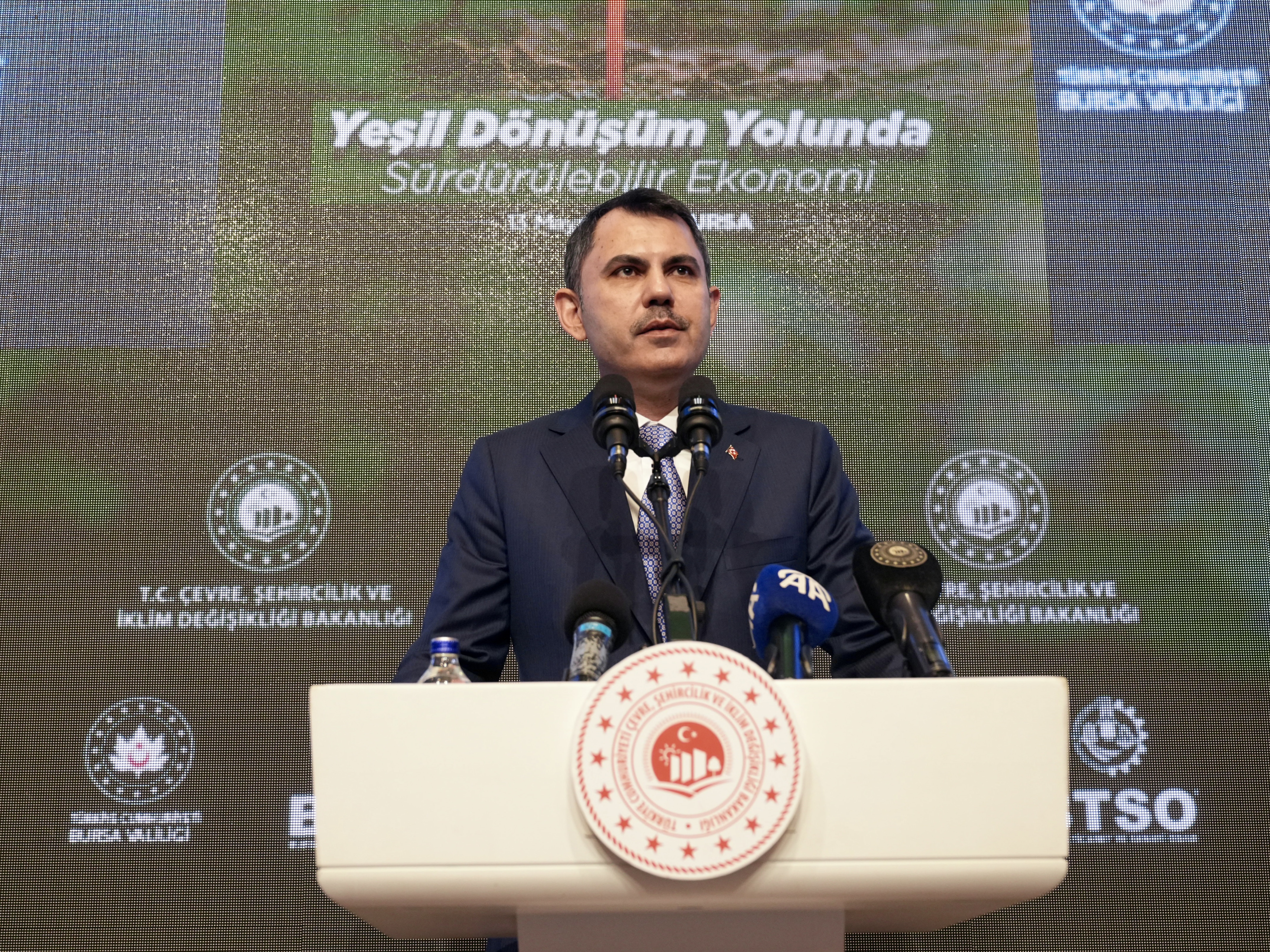 Minister of Environment, Urbanization, and Climate Change Murat Kurum Attends The II. Uludağ Environmental Forum