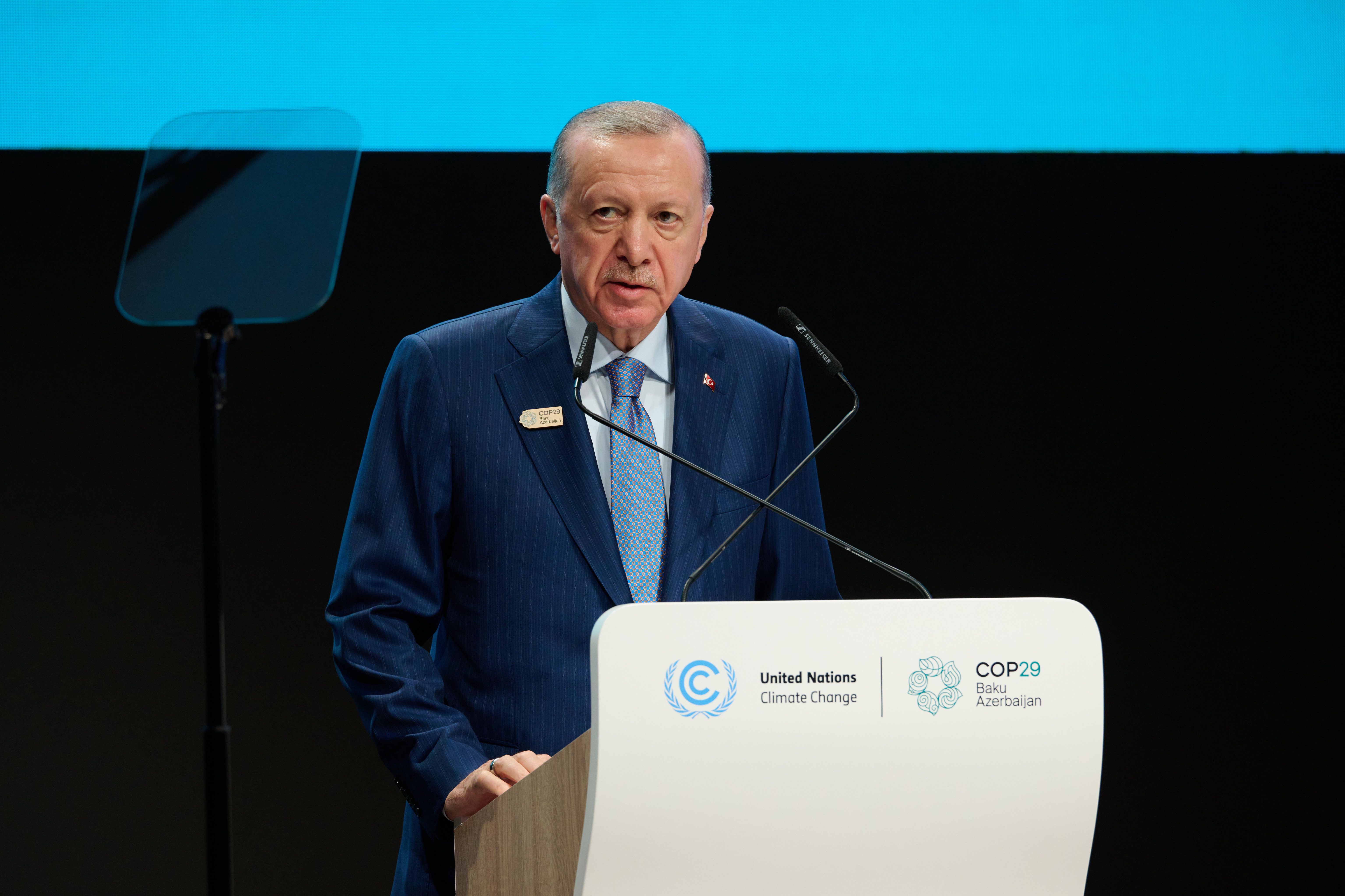 President Recep Tayyip Erdoğan Addresses World Leaders Climate Action Summit at COP29