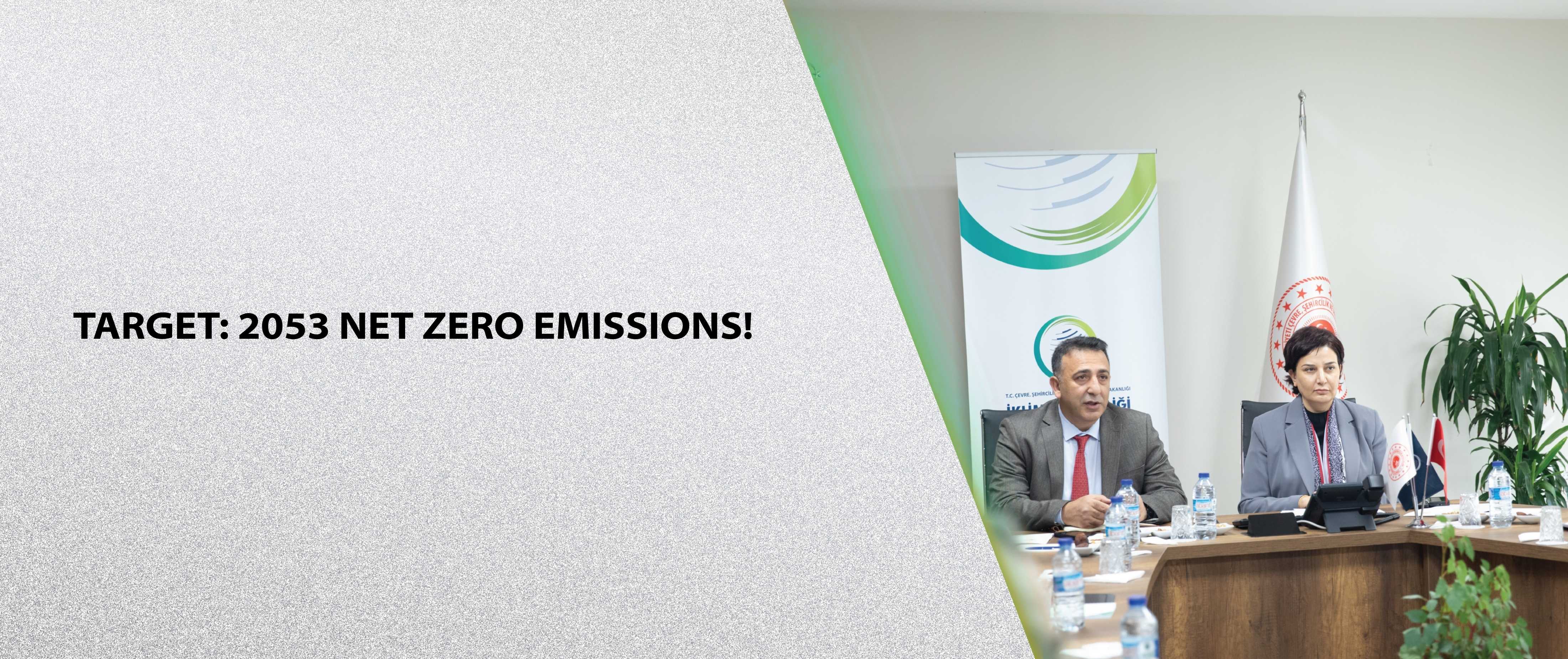 Target: 2053 Net Zero Emissions!