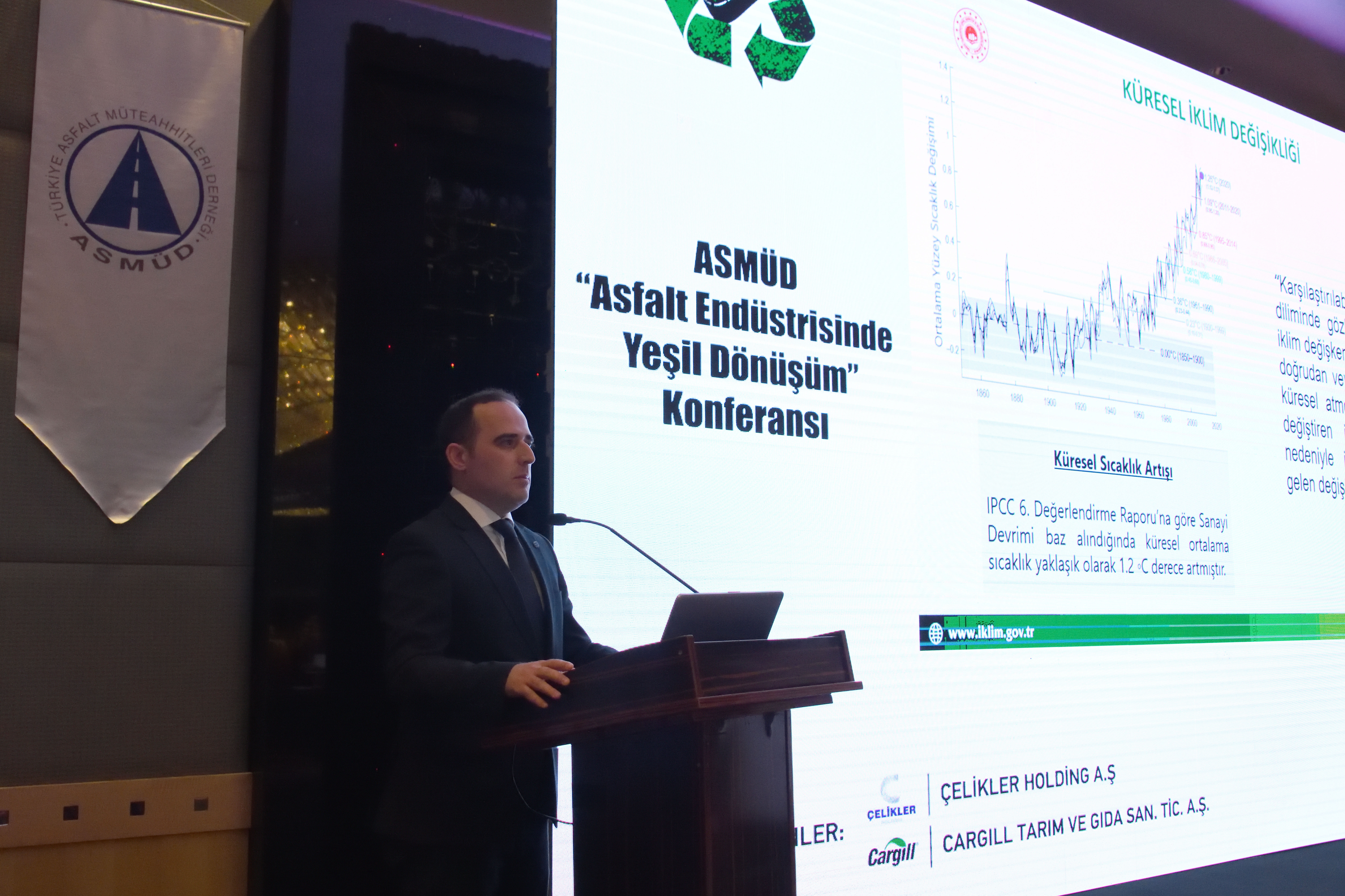 Başkanlığımızdan Asfalt Endüstrisinde Yeşil Dönüşüm Konferansı’na katılım sağlandı