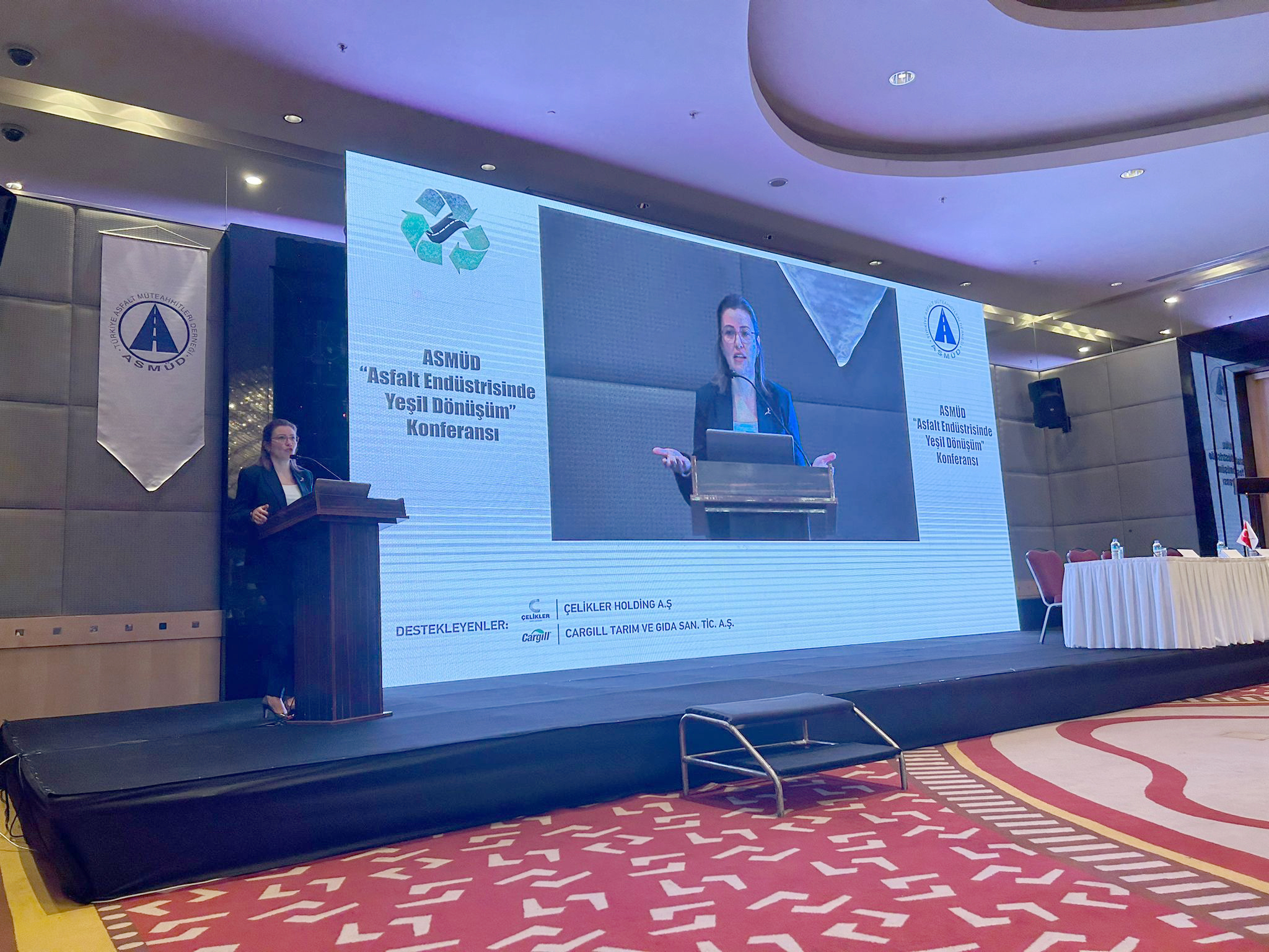 Başkanlığımızdan Asfalt Endüstrisinde Yeşil Dönüşüm Konferansı’na katılım sağlandı