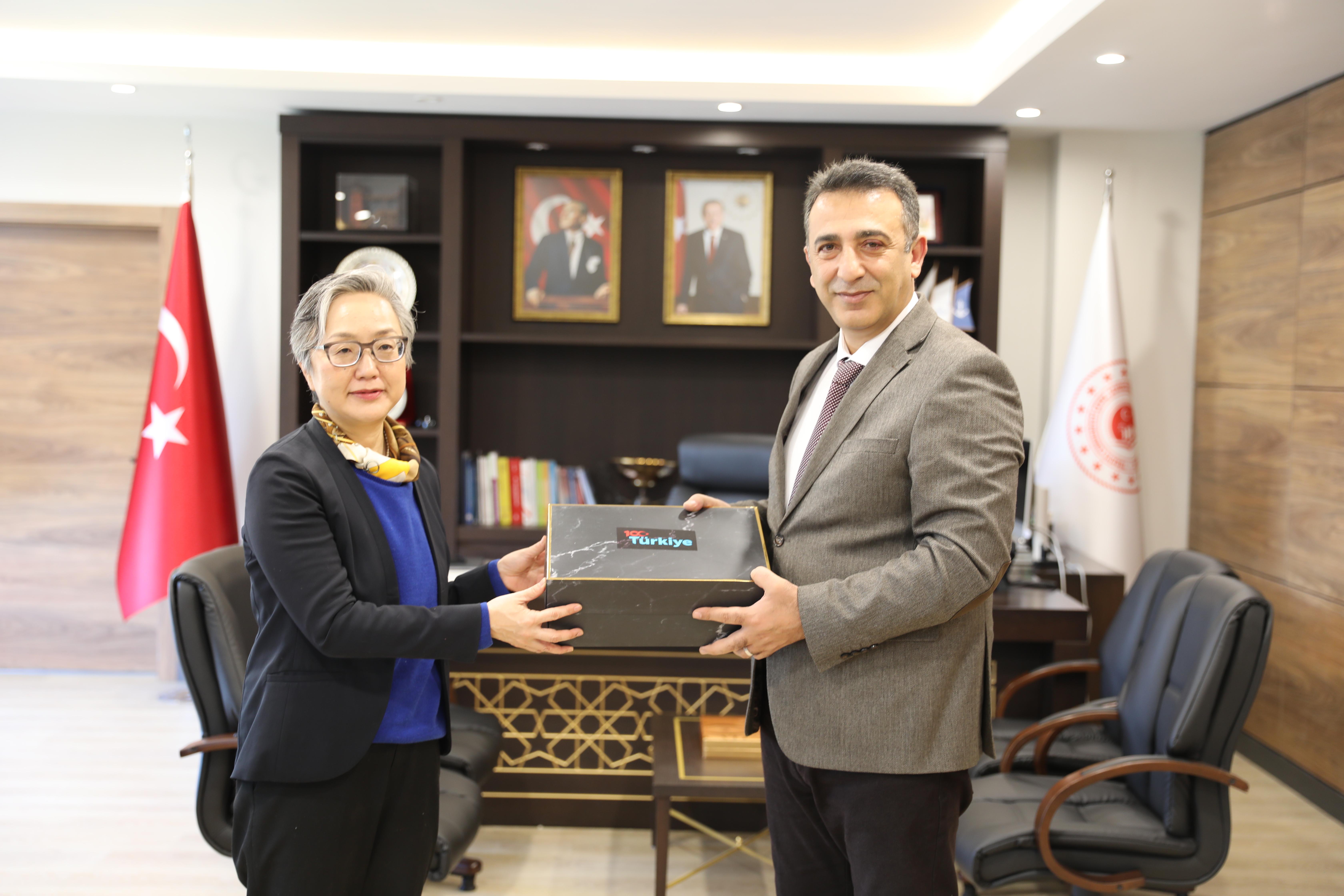 Birleşmiş Milletler Eğitim ve Araştırma Enstitüsü (UNITAR) Refah Birim Direktörü Sayın Mihoko KUMAMOTO Başkanlığımızı Ziyaret Etti