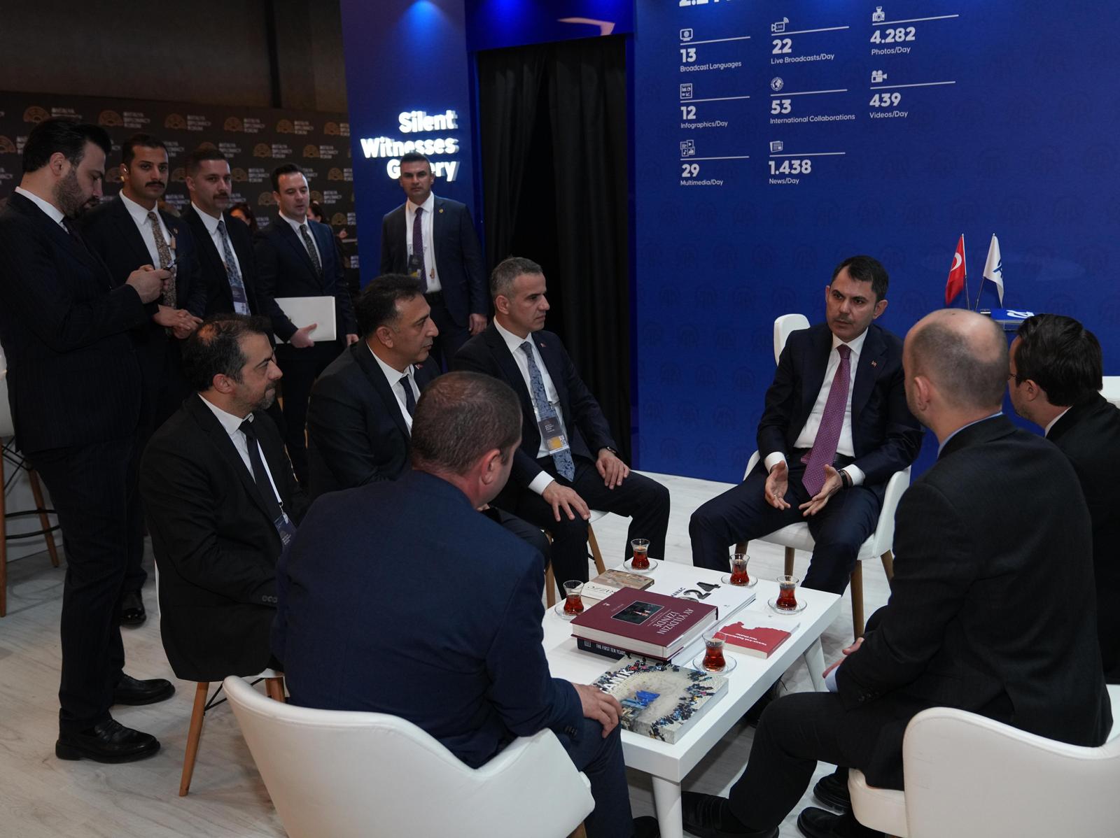 Çevre, Şehircilik ve İklim Değişikliği Bakanı Kurum, Antalya Diplomasi Forumu’na Katıldı