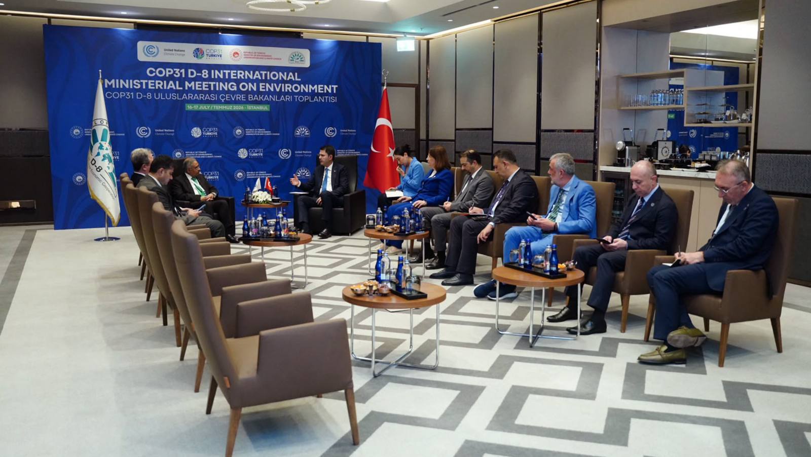 D-8 ülkeleri temsilcileriyle COP31 toplantısı İstanbul’da yapıldı