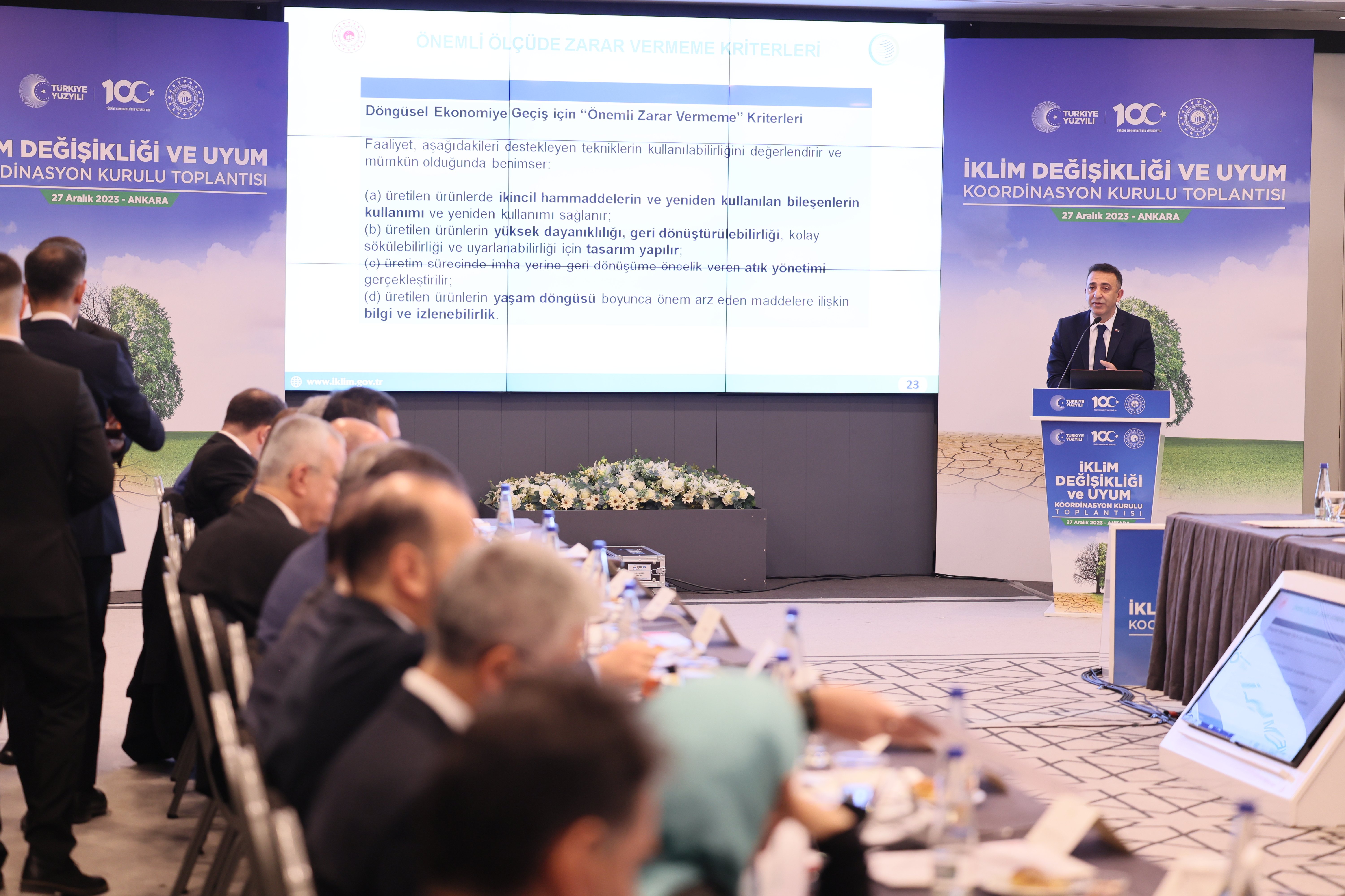 İklim Değişikliği ve Uyum Koordinasyon Kurulu’nun ikinci toplantısı gerçekleştirildi