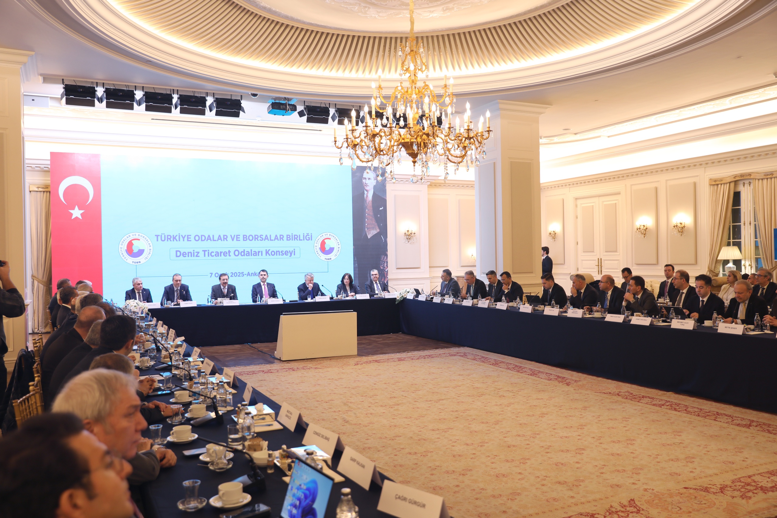 İklim Değişikliği Başkanı Hasar, Deniz Ticaret Odaları Konseyi toplantısına katıldı