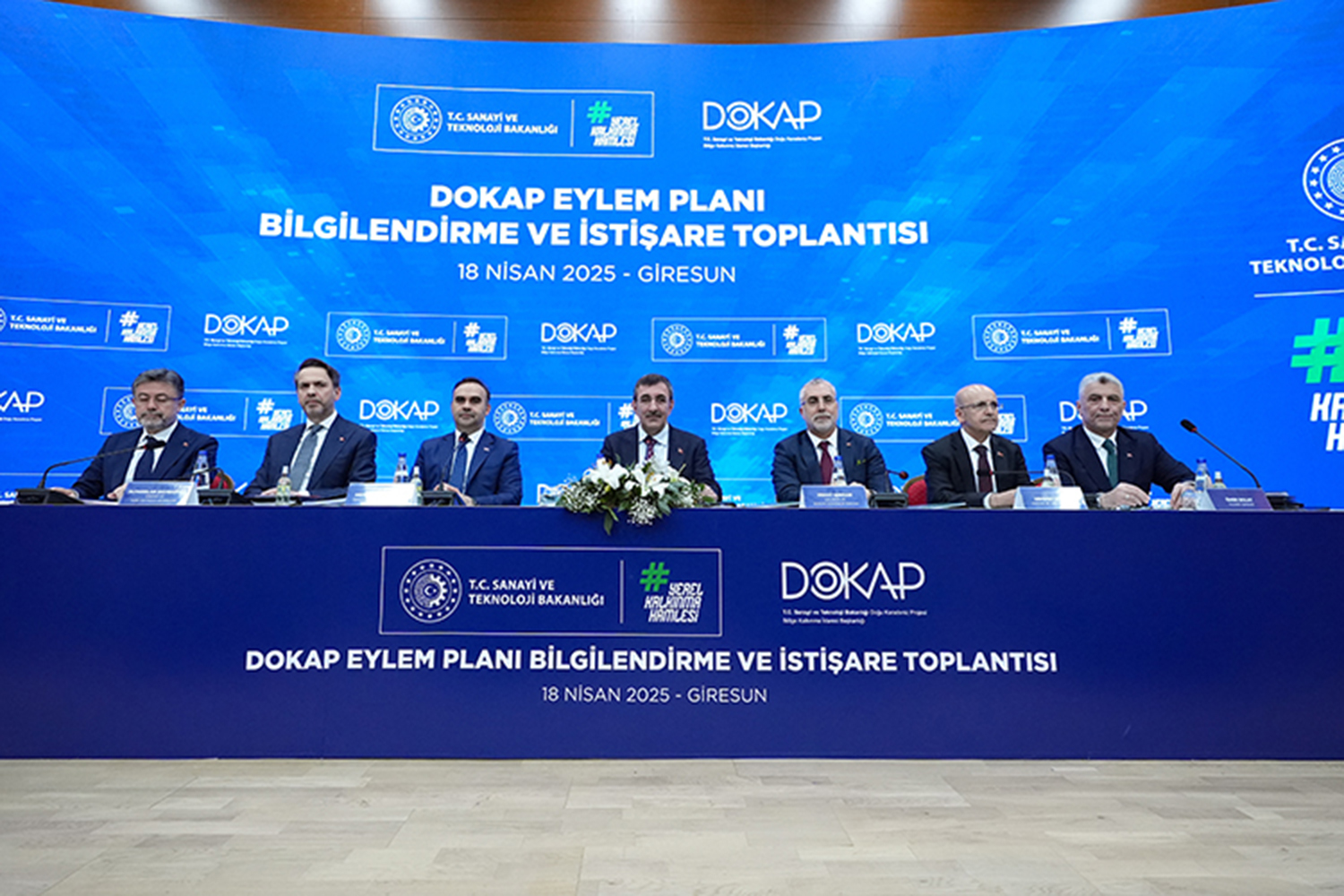 İklim Değişikliği Başkanı Hasar, DOKAP Eylem Planı Bilgilendirme ve İstişare Toplantısı'na katıldı