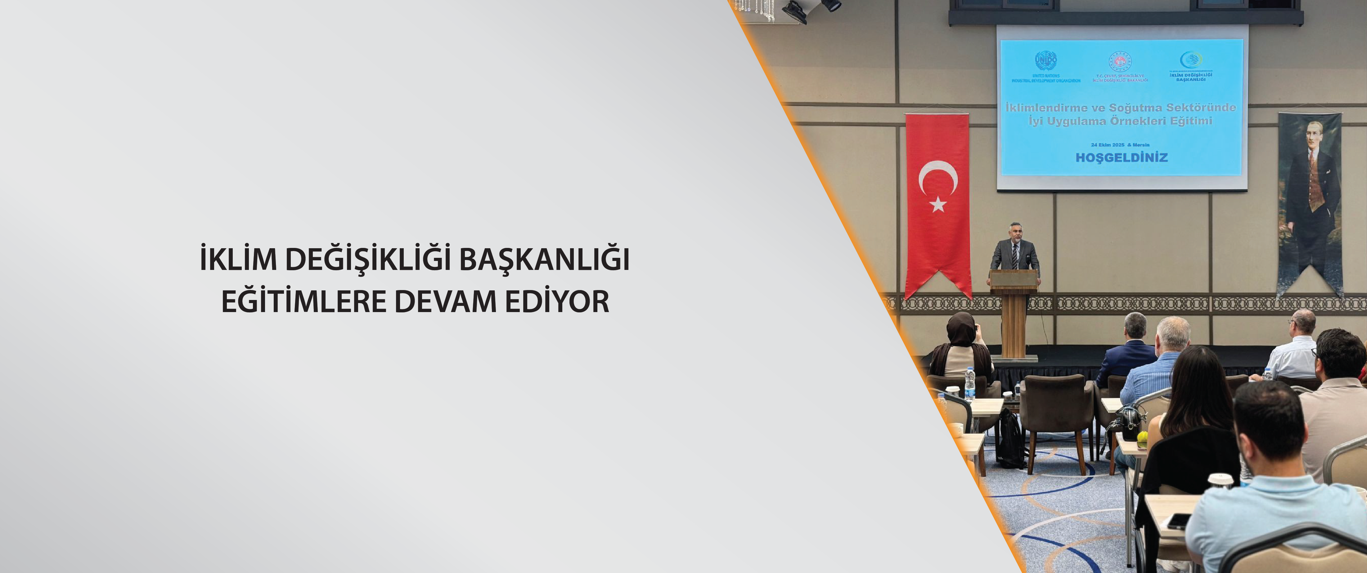 İklim Değişikliği Başkanlığı Eğitimlere devam ediyor