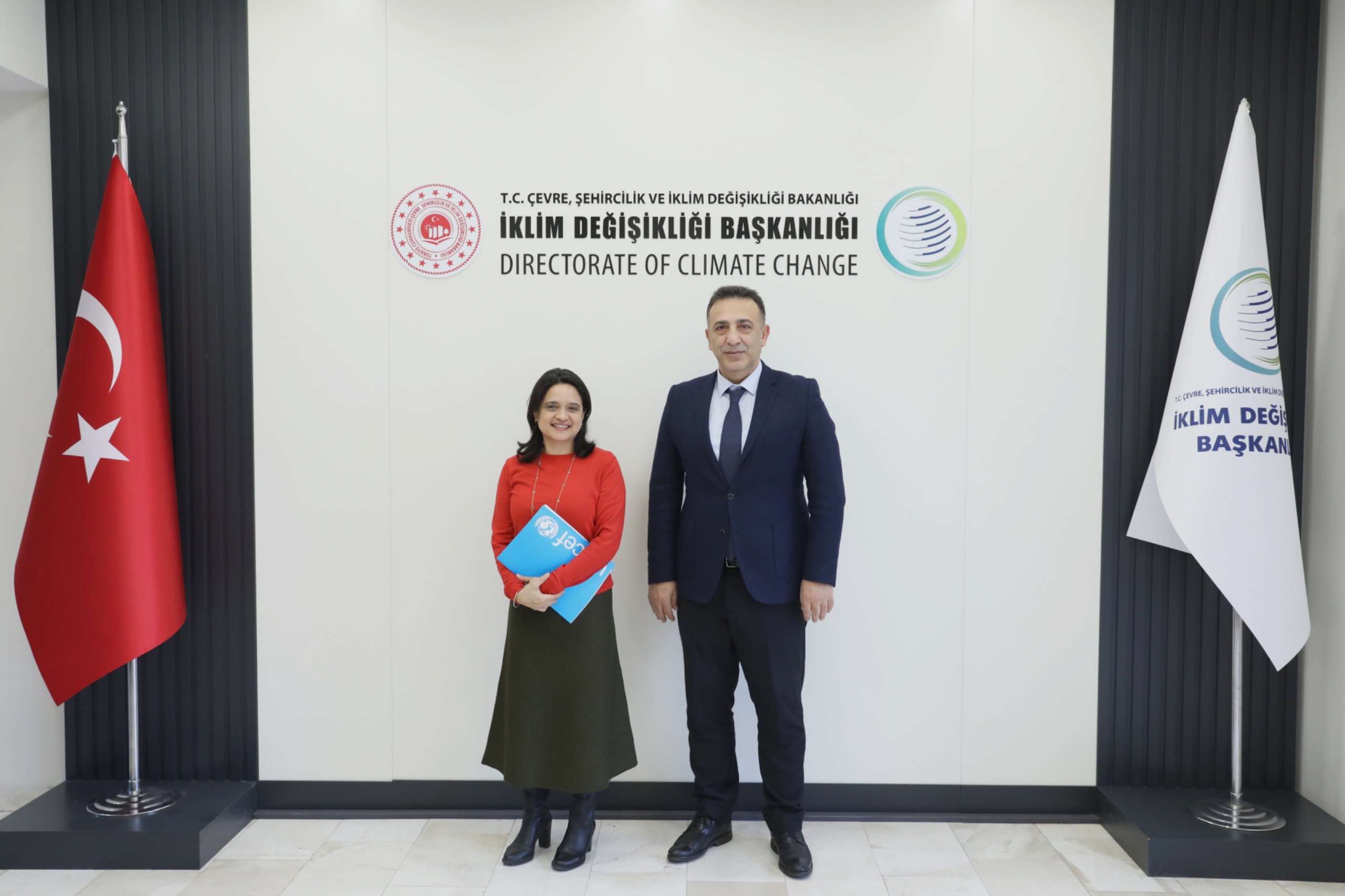 İklim Değişikliği Başkanı Hasar, UNICEF heyetiyle bir araya geldi