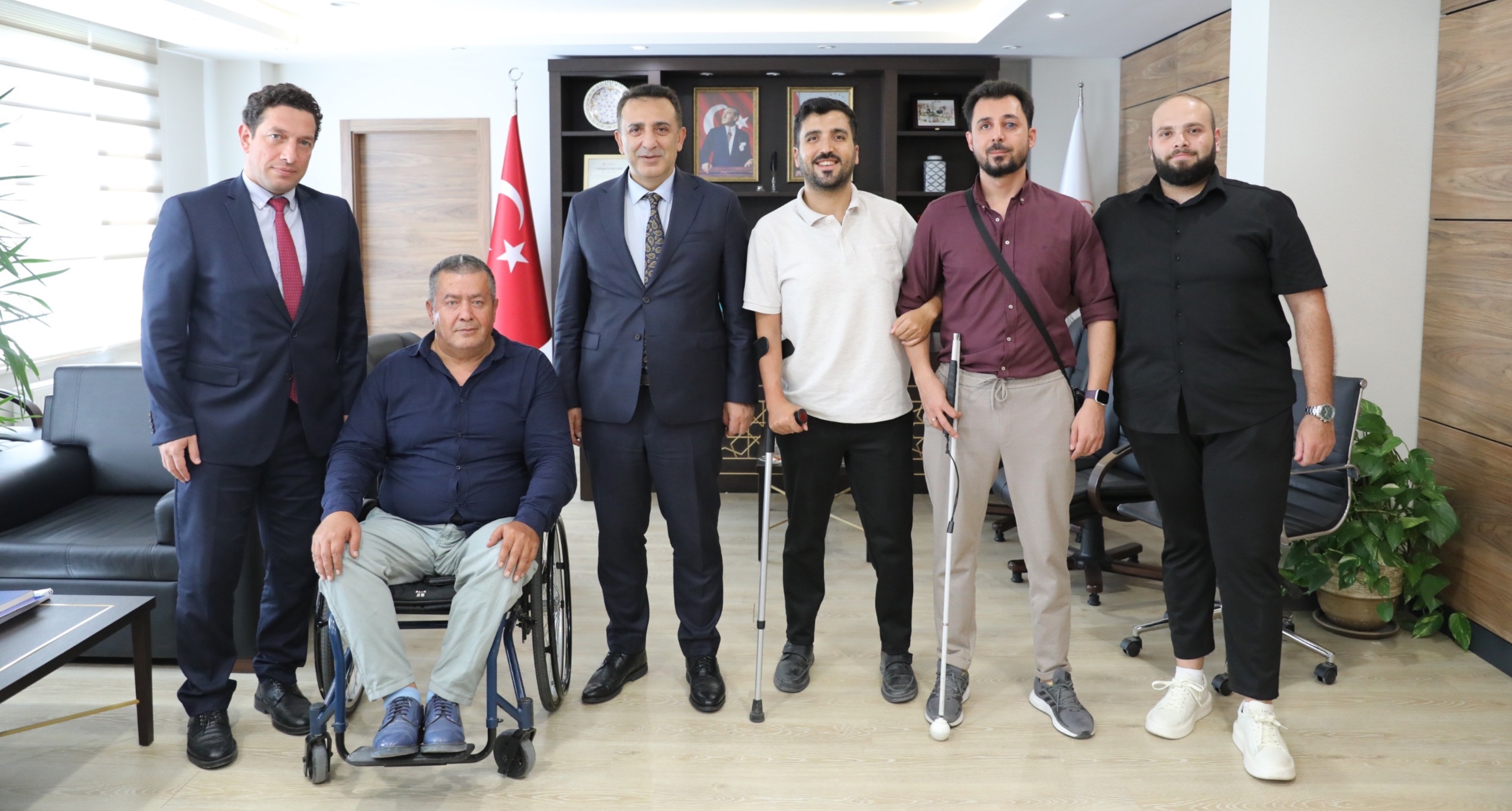 İklim Değişikliği Başkanı Hasar, Türkiye Engelliler Konfederasyonu heyetini kabul etti
