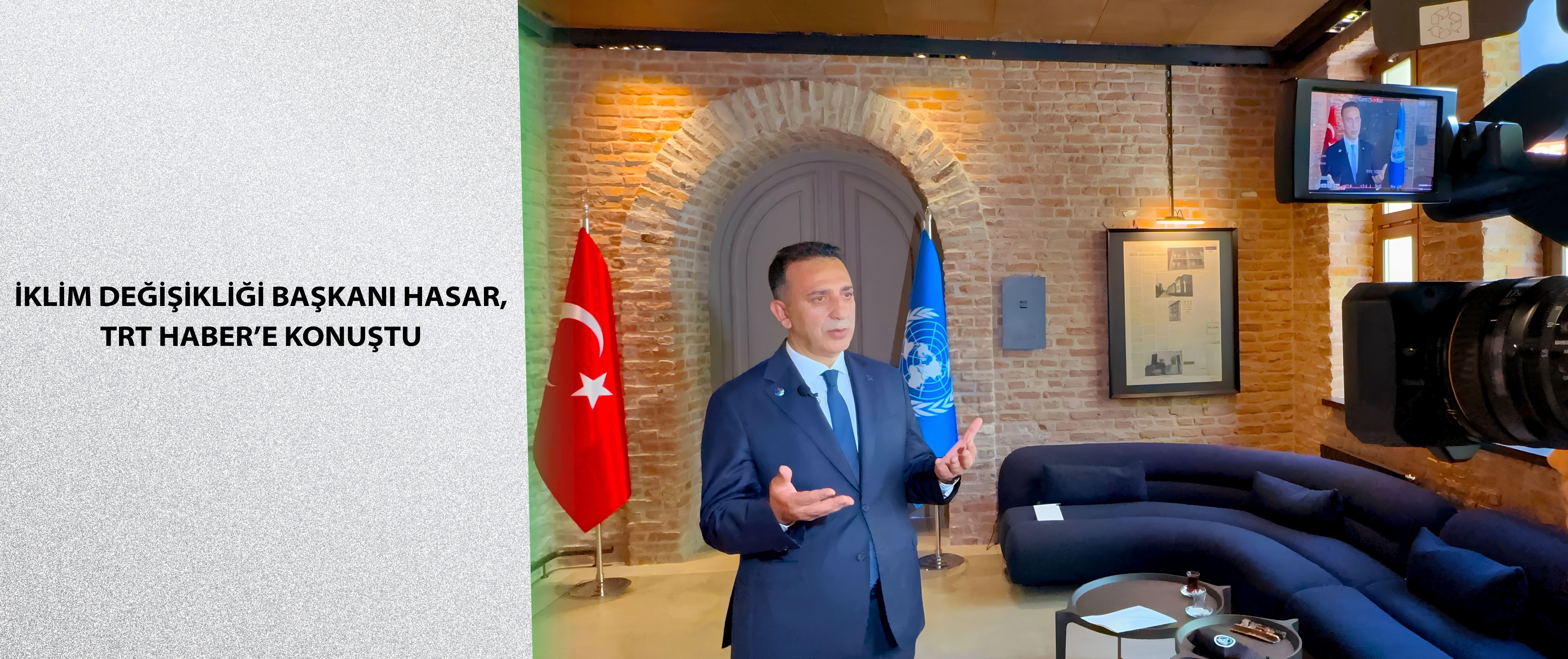 İklim Değişikliği Başkanı Hasar, TRT Haber’e Konuştu