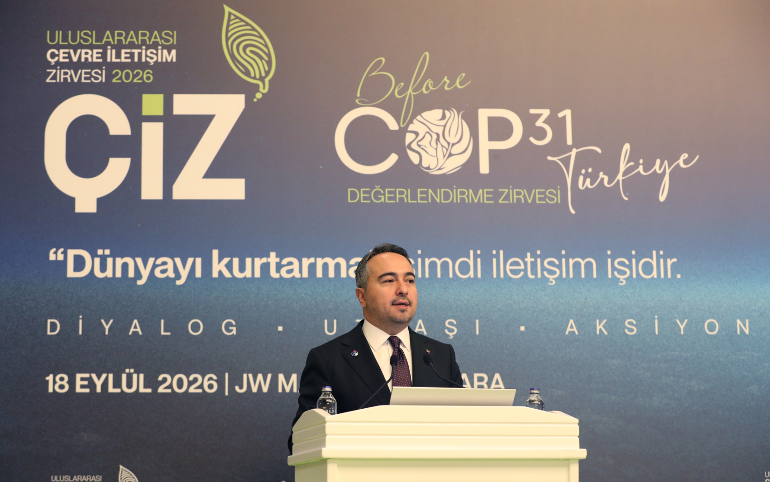 İklim Değişikliği Başkanı Hasar, COP31 Öncesi Diyaloglar Zirvesi’nde konuştu