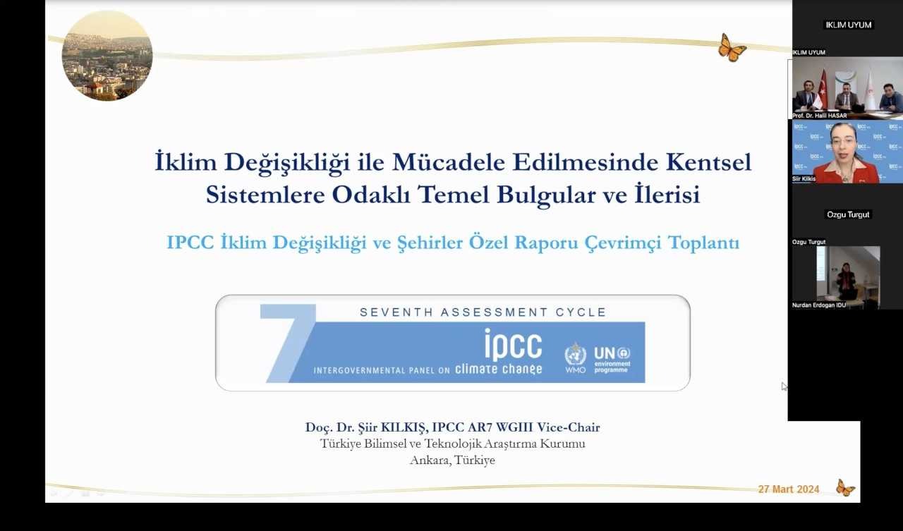 IPCC Şehirler Özel Raporu Çalıştayı akademisyenlerin katılımıyla gerçekleştirildi