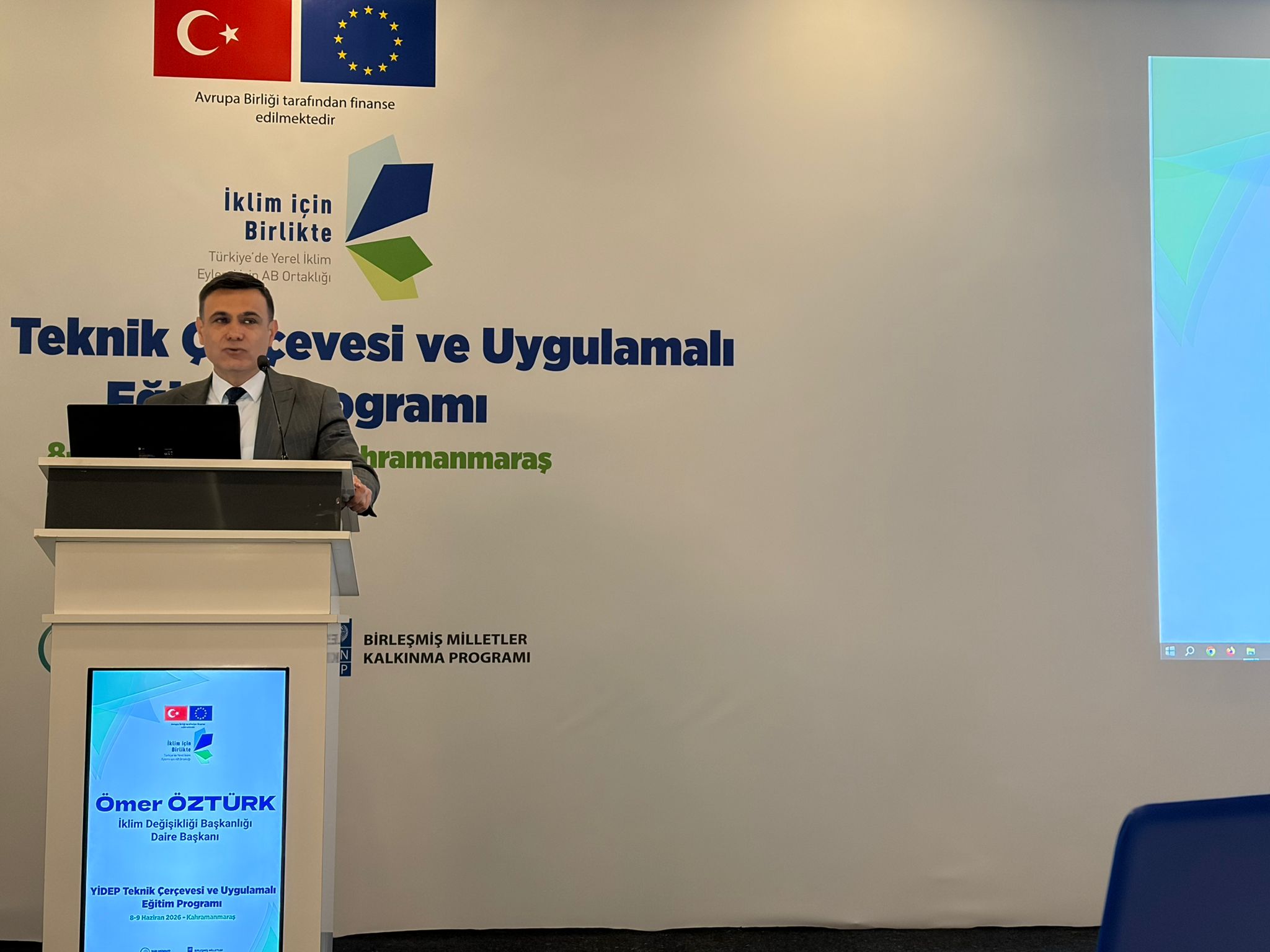 Kahramanmaraş’ta Yerel İklim Değişikliği Eylem Planları İçin Teknik Eğitim Programı Düzenlendi