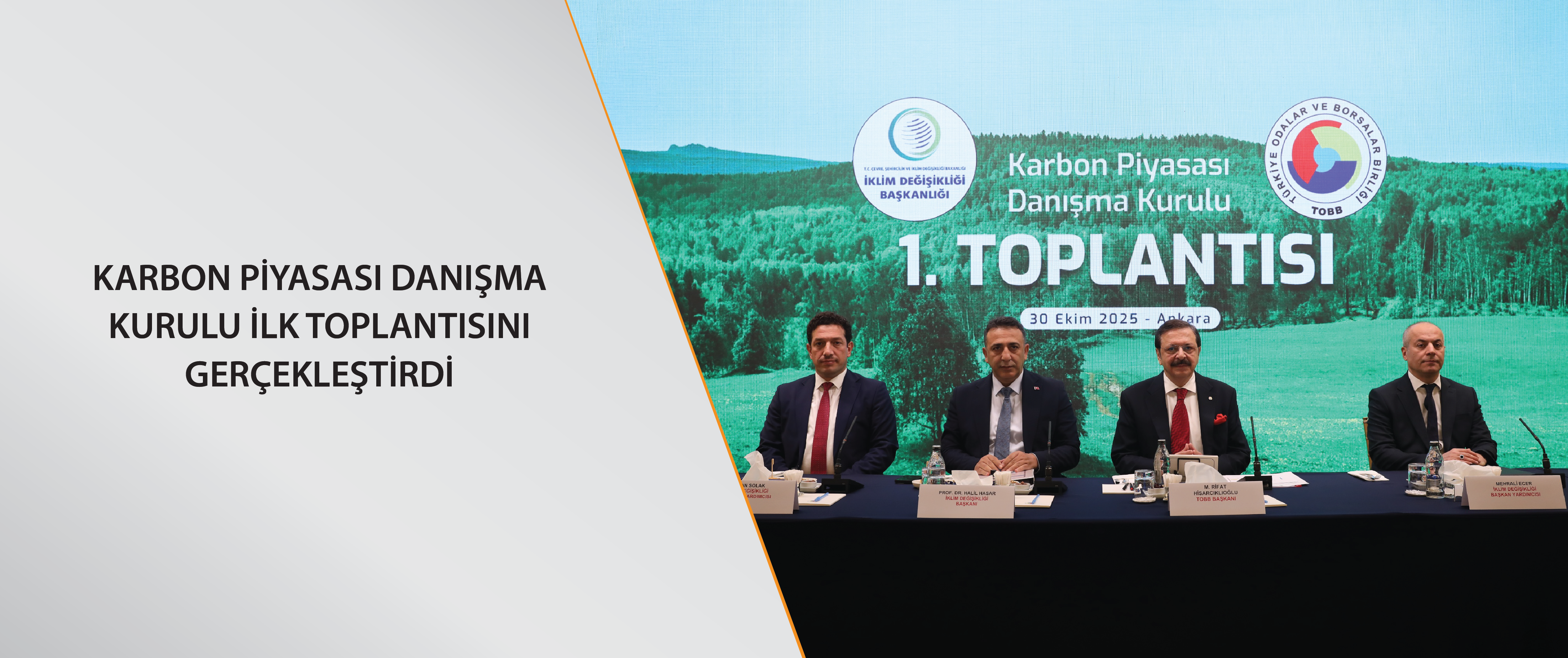 Karbon Piyasası Danışma Kurulu ilk toplantısını gerçekleştirdi