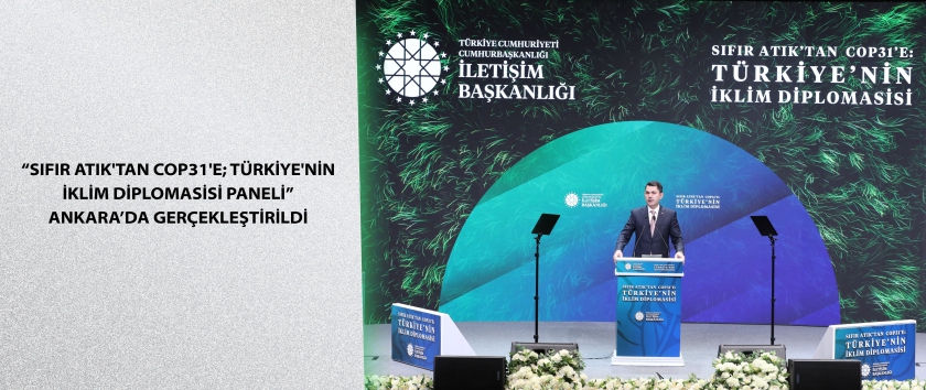 “Sıfır Atık'tan COP31'e; Türkiye'nin İklim Diplomasisi Paneli” Ankara’da Gerçekleştirildi