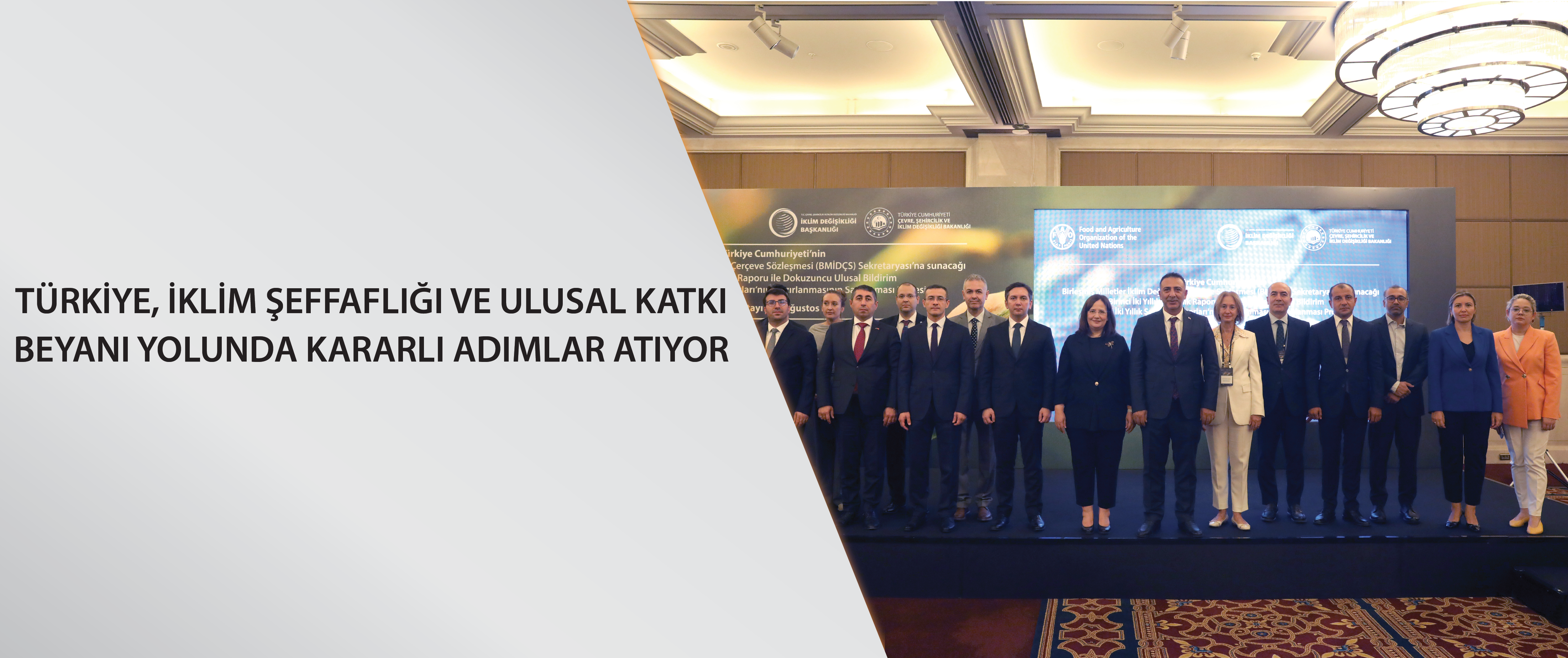 Türkiye, İklim Şeffaflığı ve Ulusal Katkı Beyanı Yolunda Kararlı Adımlar Atıyor