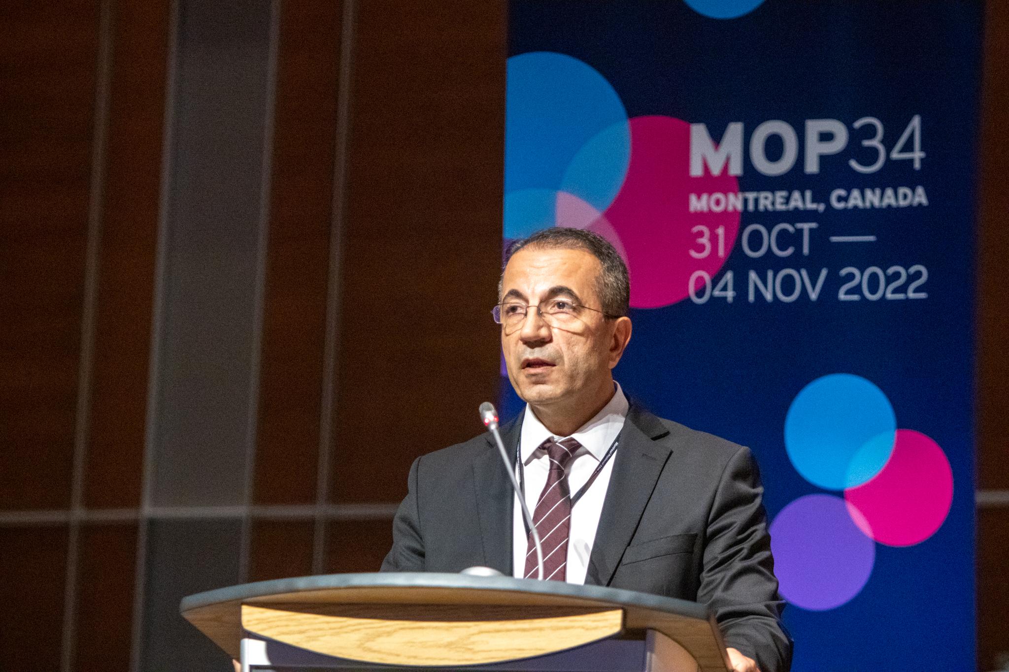 UNEP Ozon Sekretaryası Tarafından Düzenlenen Montreal Protokolü 34. Taraflar Toplantısı Gerçekleştirildi