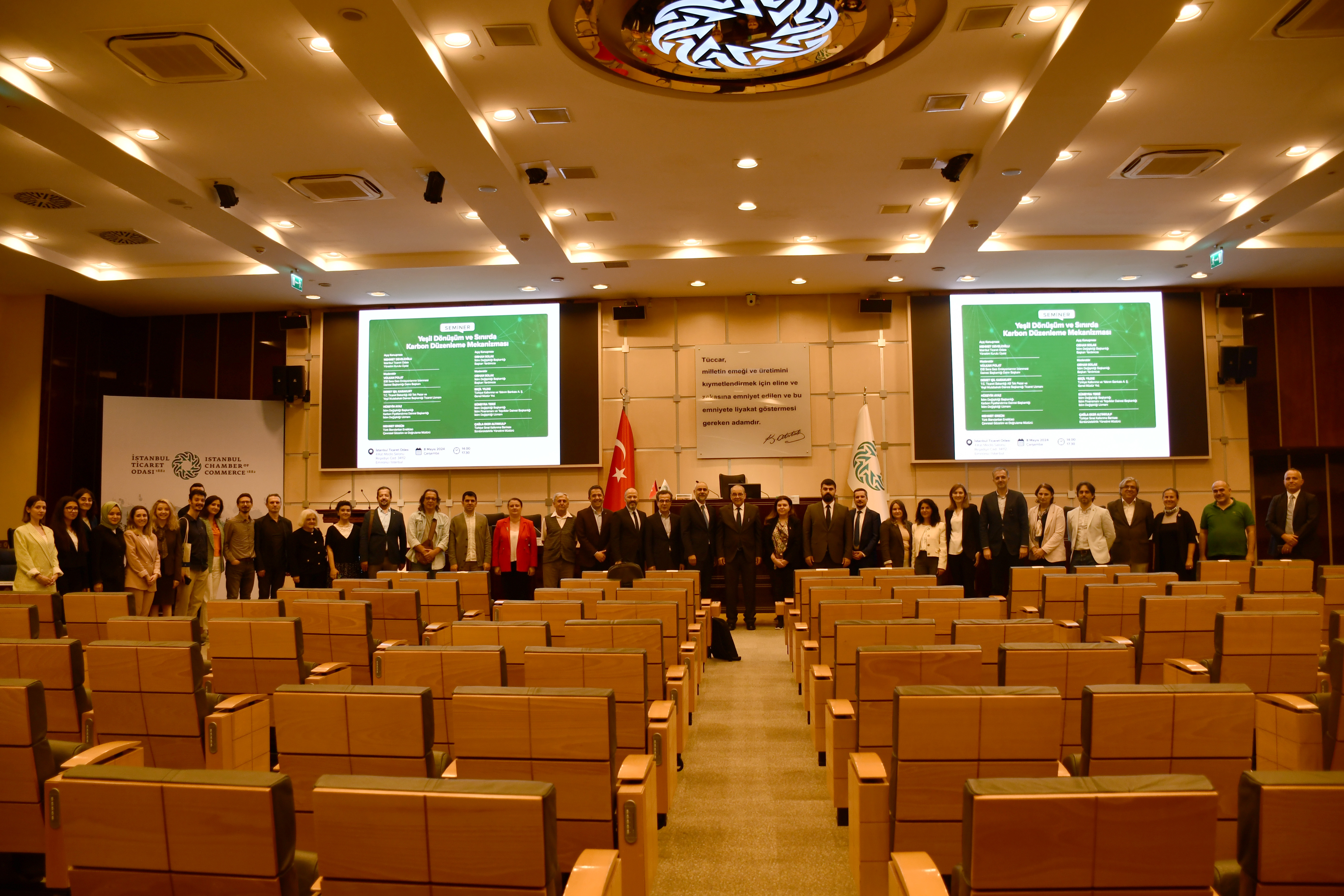 Yeşil Dönüşüm ve SKDM Bilgilendirme ve İstişare Toplantılarının İstanbul Ticaret Odası’nda gerçekleştirildi