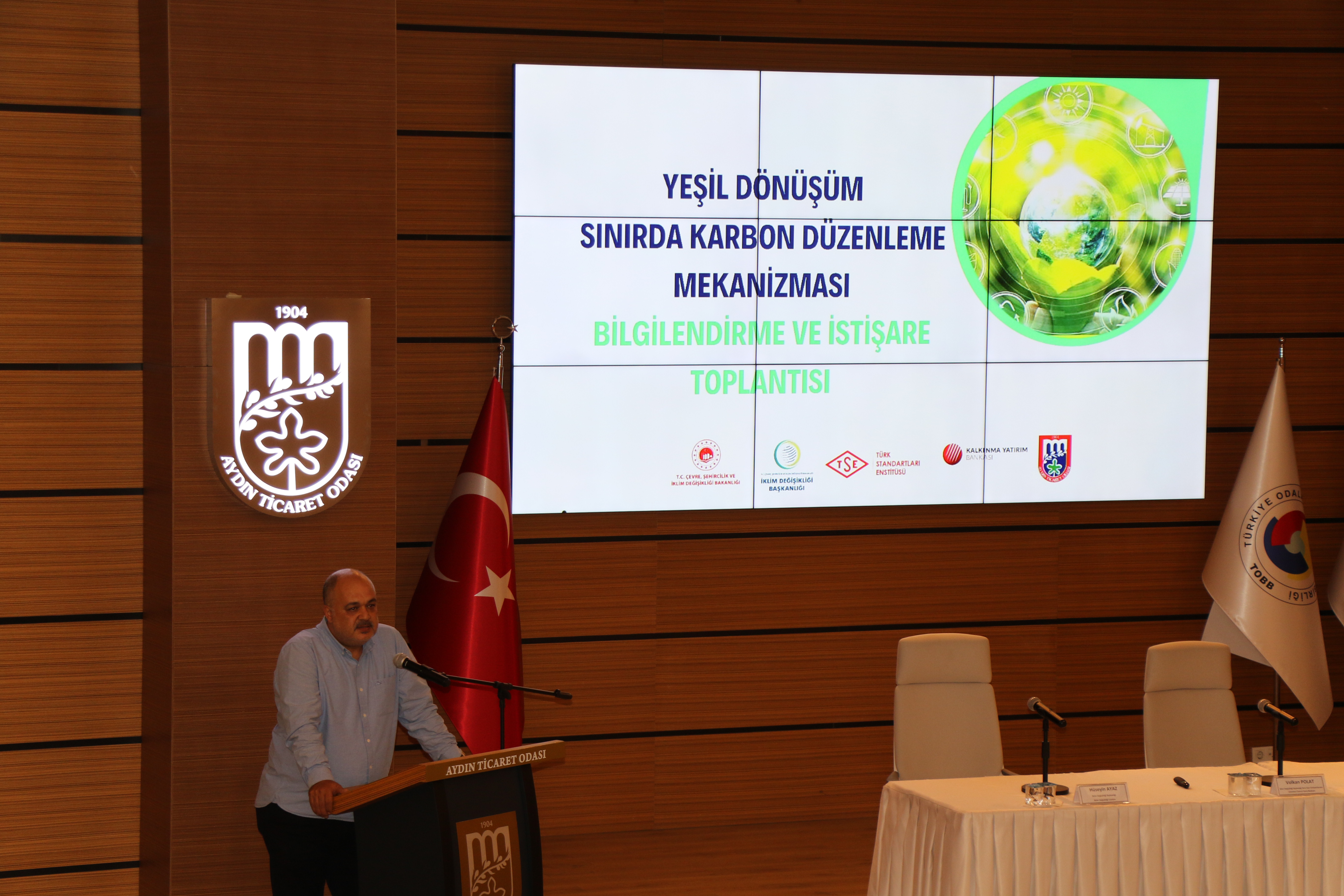 “Yeşil Dönüşüm ve Sınırda Karbon Düzenleme Mekanizması Bilgilendirme ve İstişare Toplantıları” Aydın İlinde Yapıldı