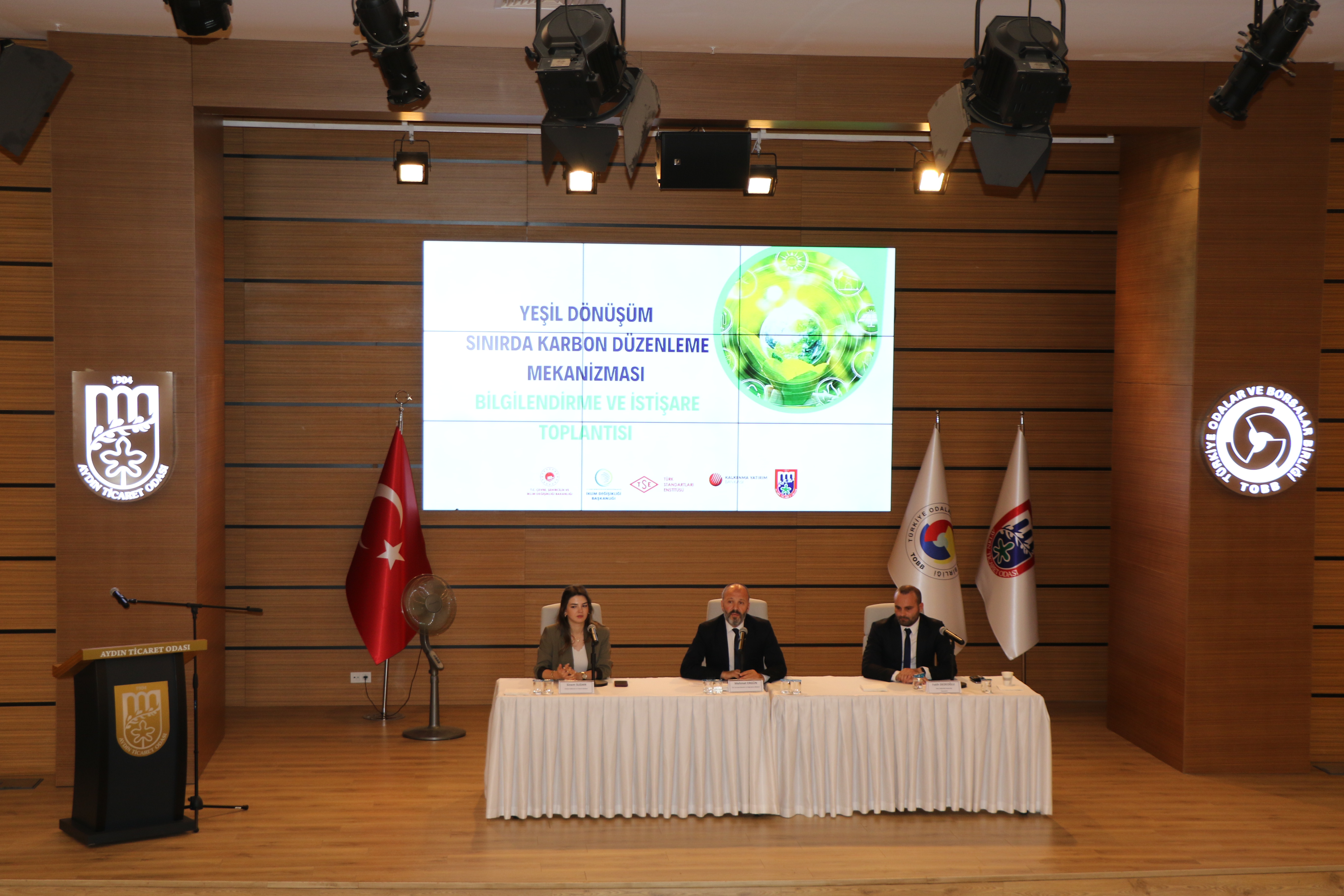 “Yeşil Dönüşüm ve Sınırda Karbon Düzenleme Mekanizması Bilgilendirme ve İstişare Toplantıları” Aydın İlinde Yapıldı