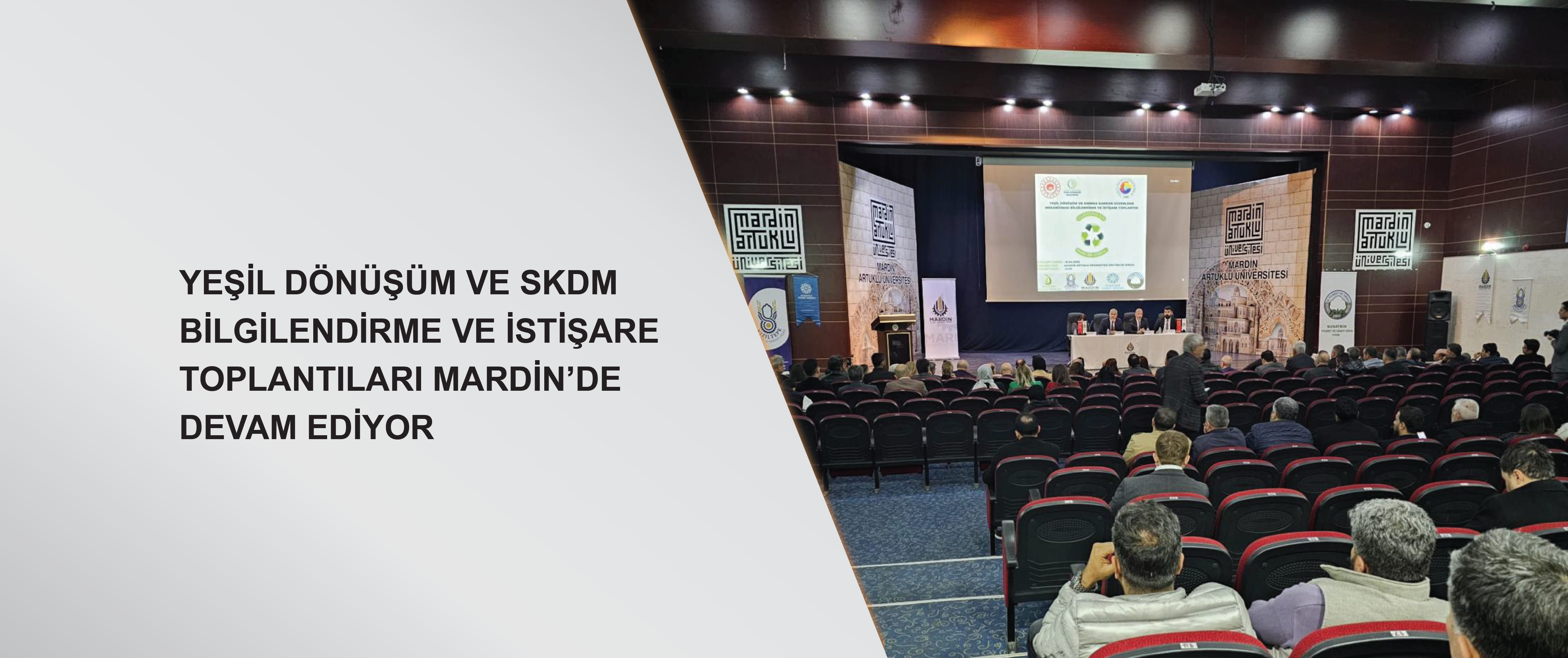 Yeşil Dönüşüm ve SKDM bilgilendirme ve istişare toplantıları Mardin’de devam ediyor