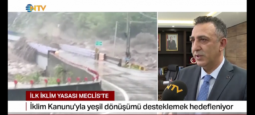 İklim Değişikliği Başkanı Prof. Dr. Halil Hasar, İklim Kanunu’na ilişkin NTV’ye açıklamada bulundu